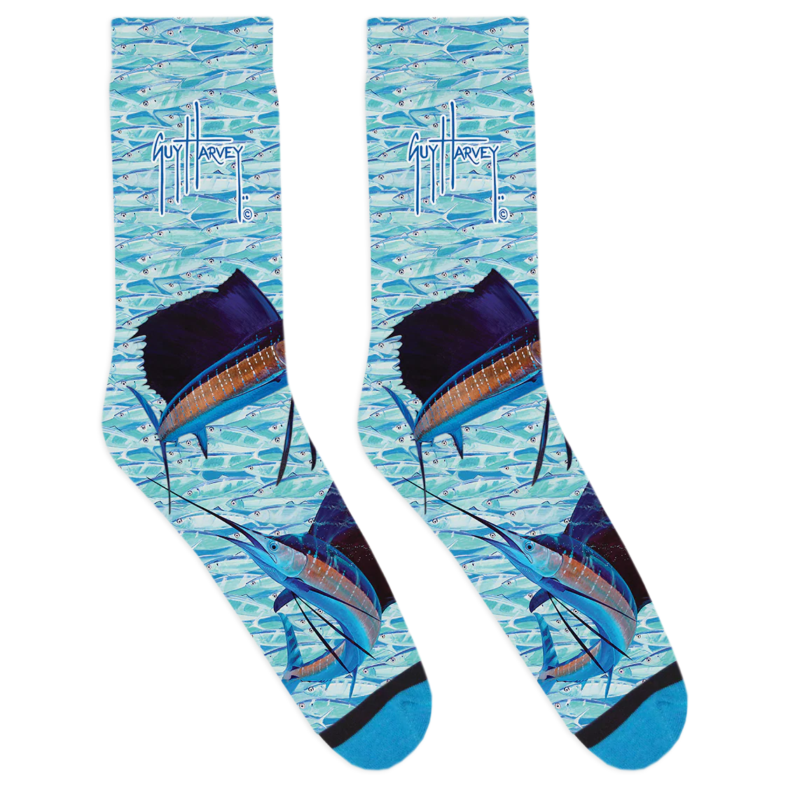 Baitwall Sails Blue Socks