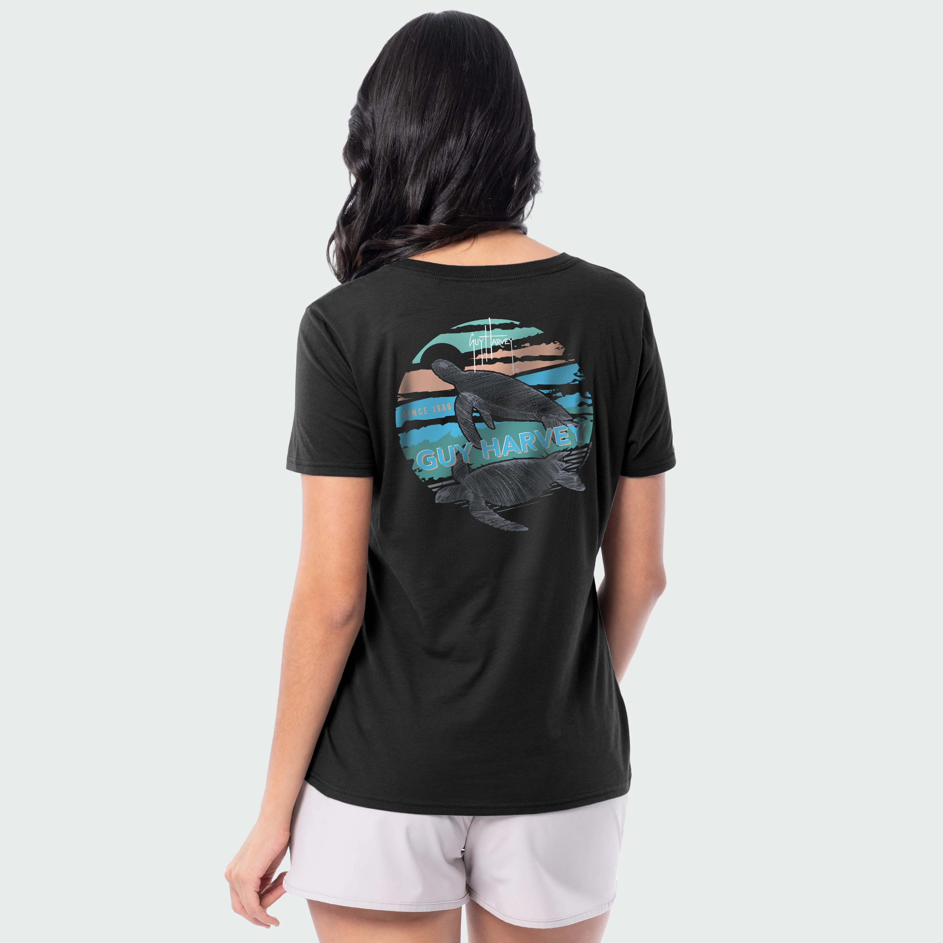 HarborLite V-Neck Tee - Two Shells