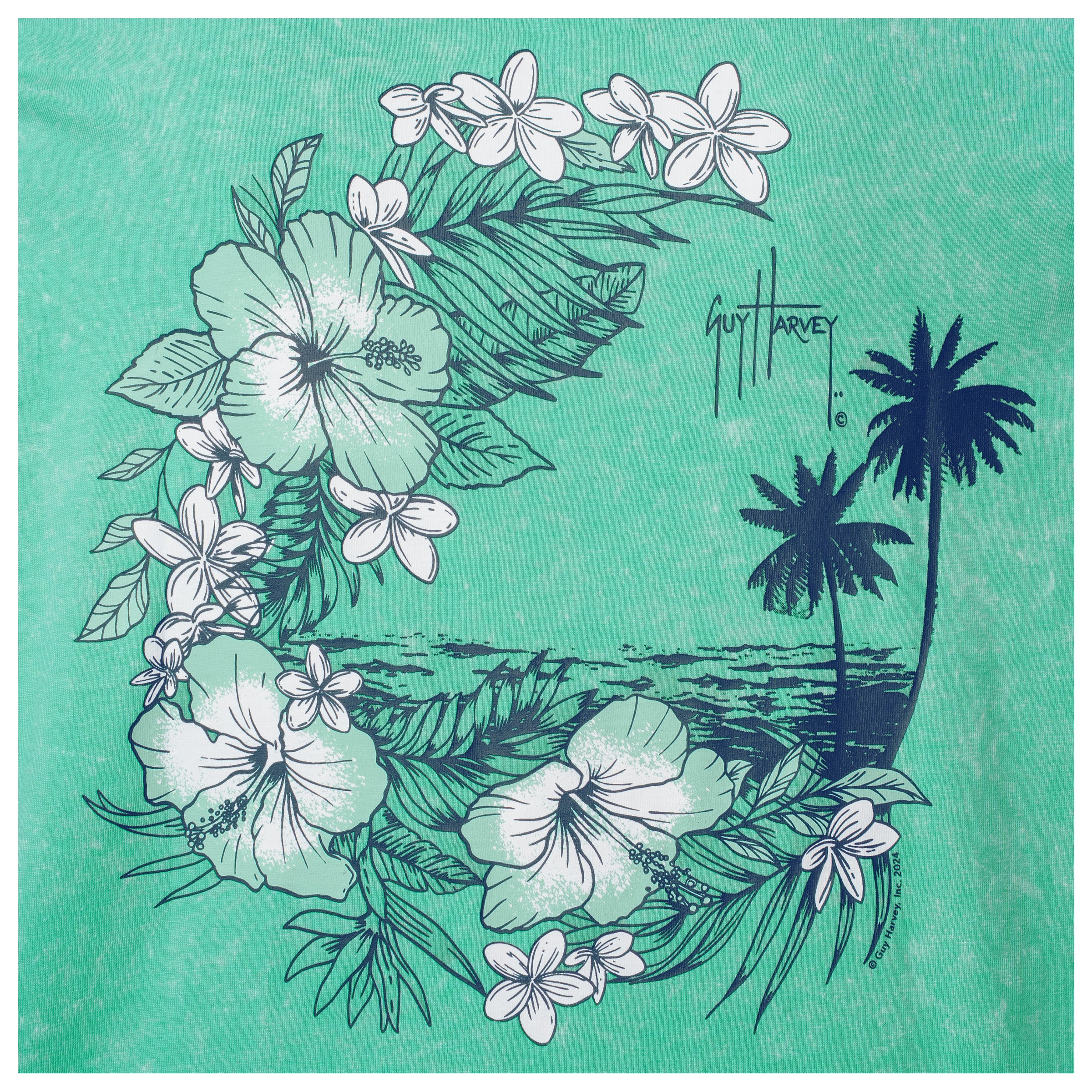 Coastal Wash Tee - Flower Arch - Image 4