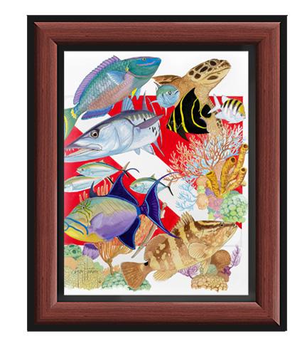 "Divers Delight" Tile Art - Image 3