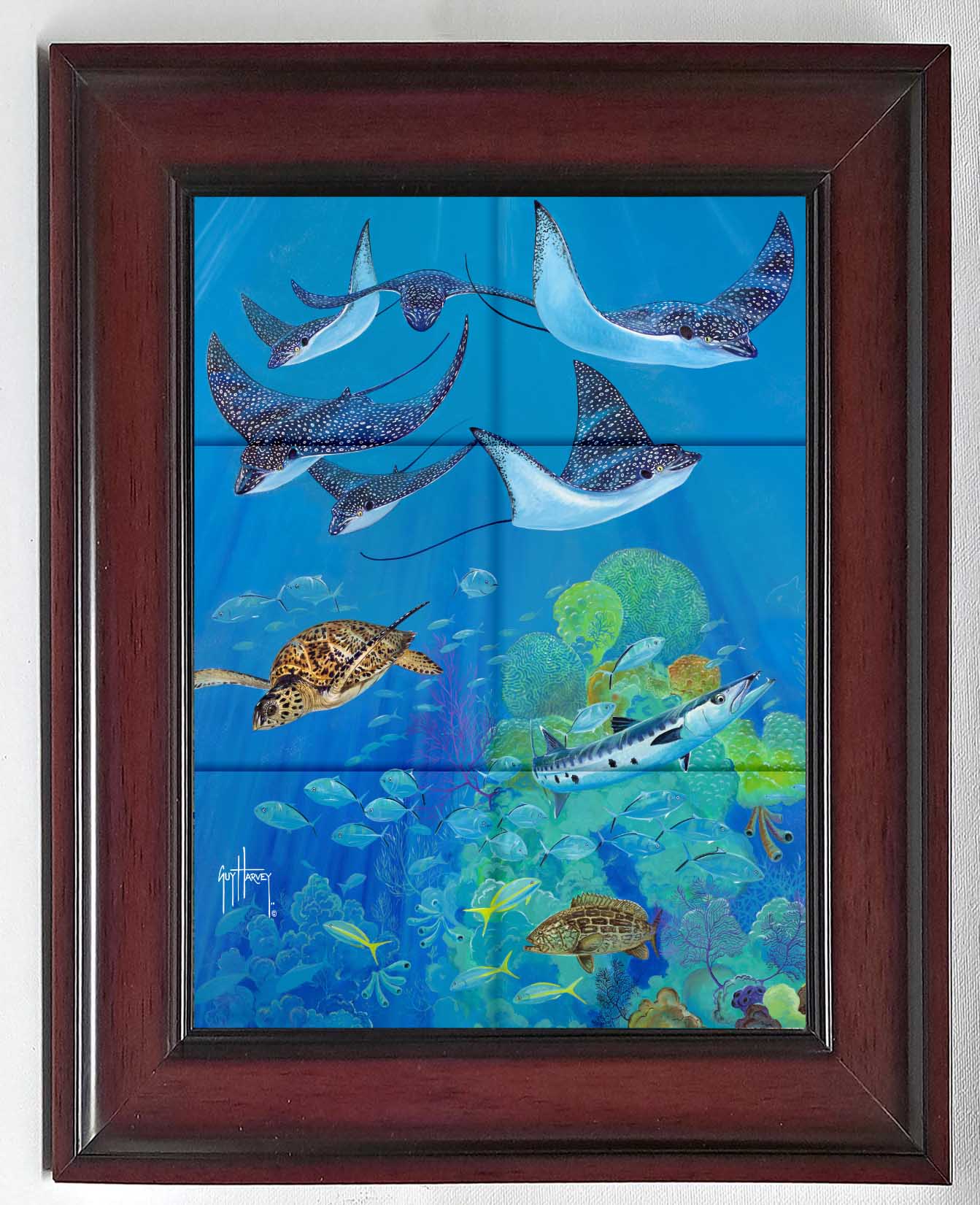 "Eagle Ray Pass" Tile Art - Image 6