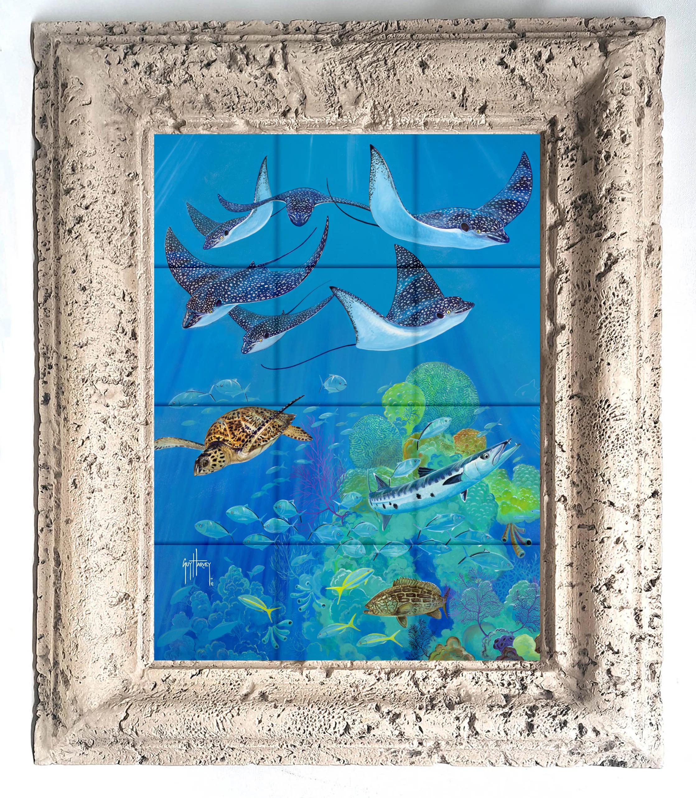 "Eagle Ray Pass" Tile Art - Image 7