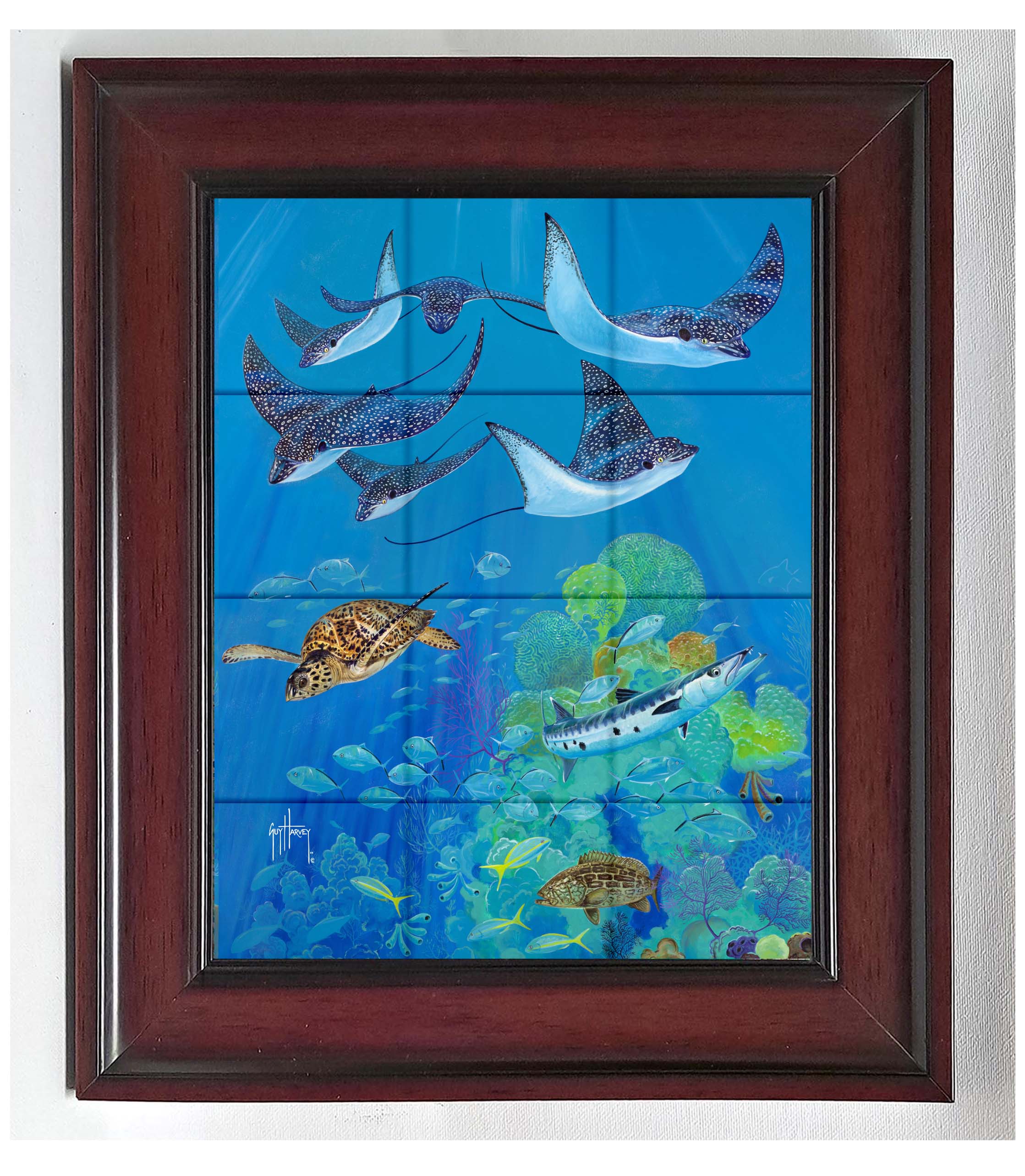 "Eagle Ray Pass" Tile Art - Image 9