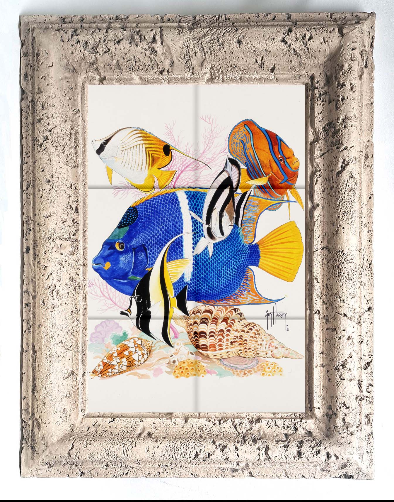 "Angel Reef - King Angel" Tile Art - Image 4