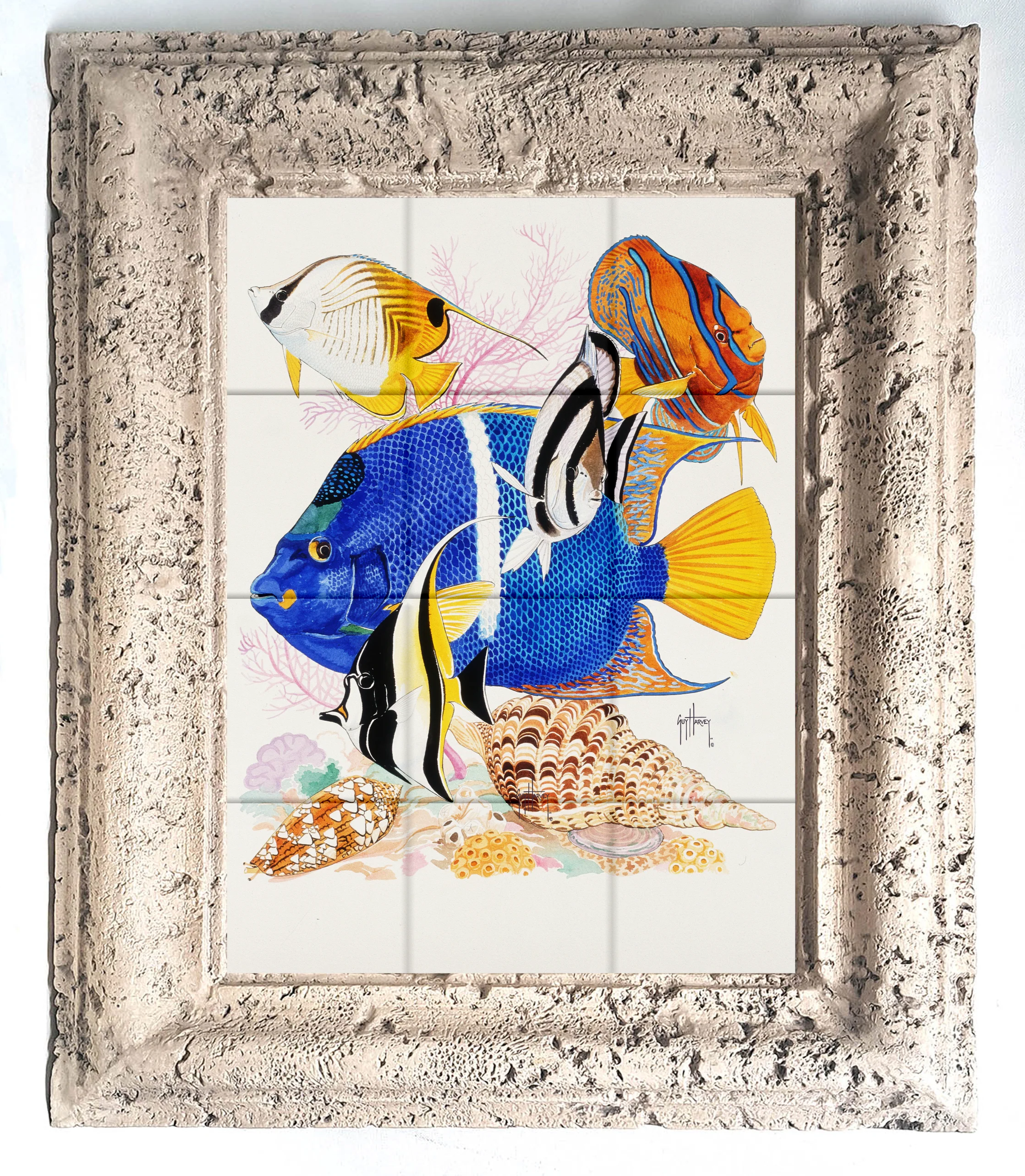 "Angel Reef - King Angel" Tile Art - Image 7