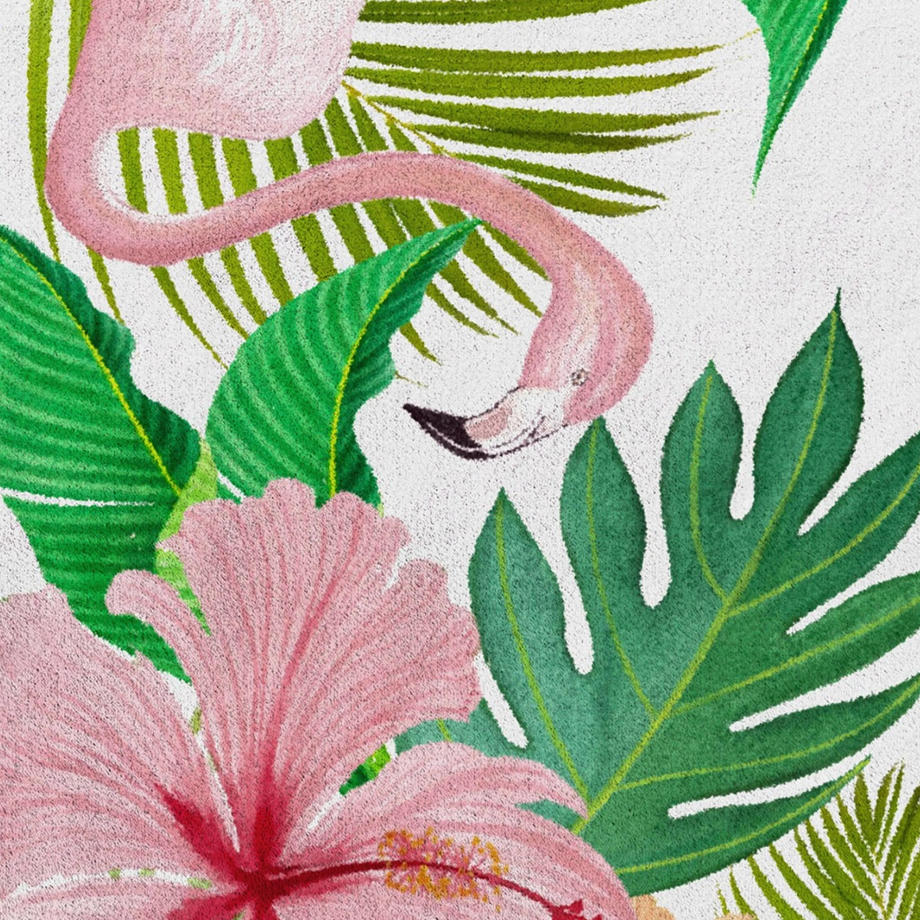 Flamingo Floral Area Rug - Image 3