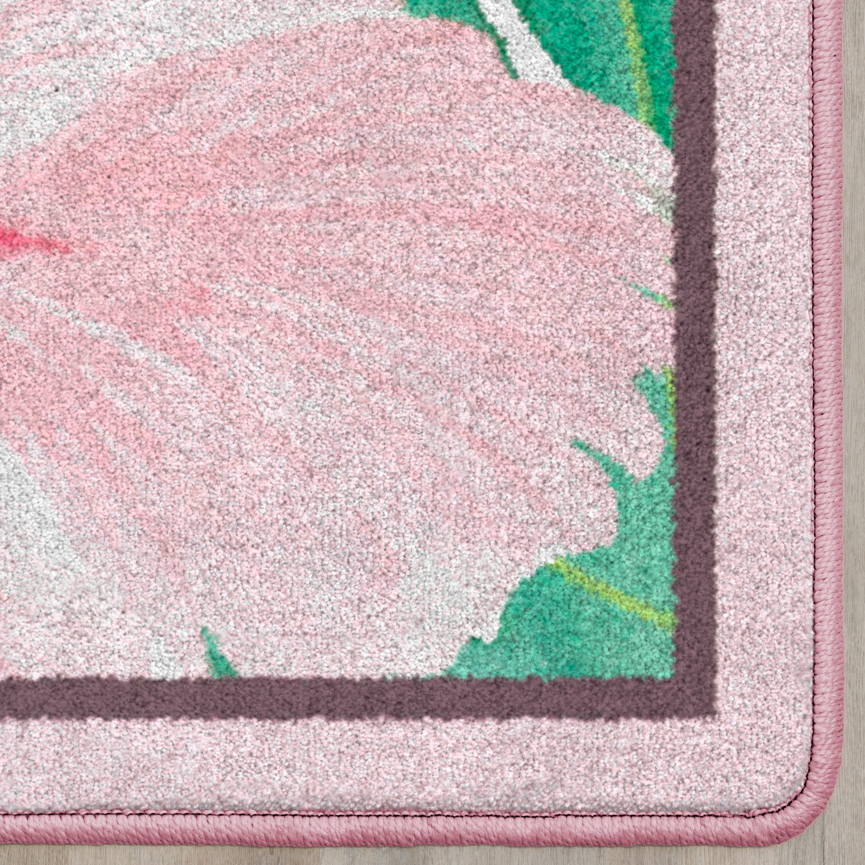 Flamingo Floral Area Rug - Image 5