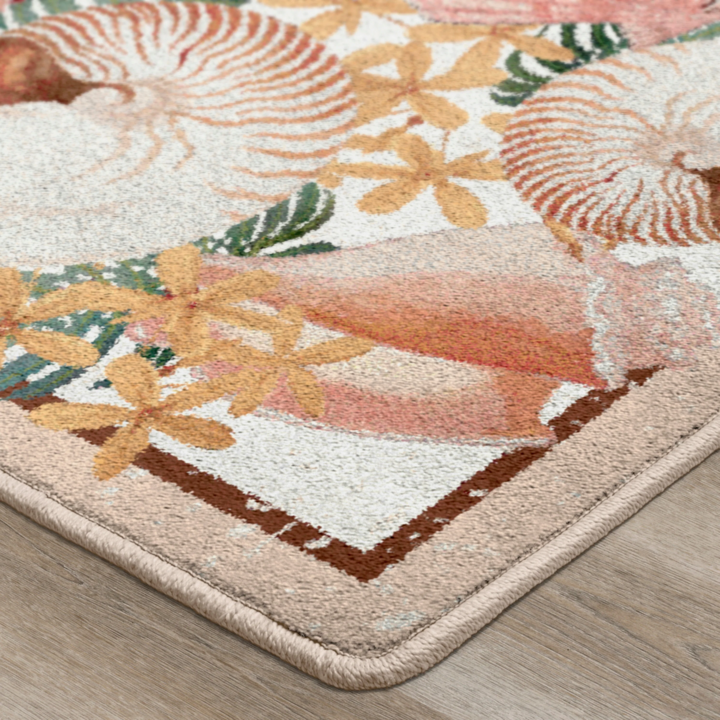 Floral Shell Area Rug - Image 4