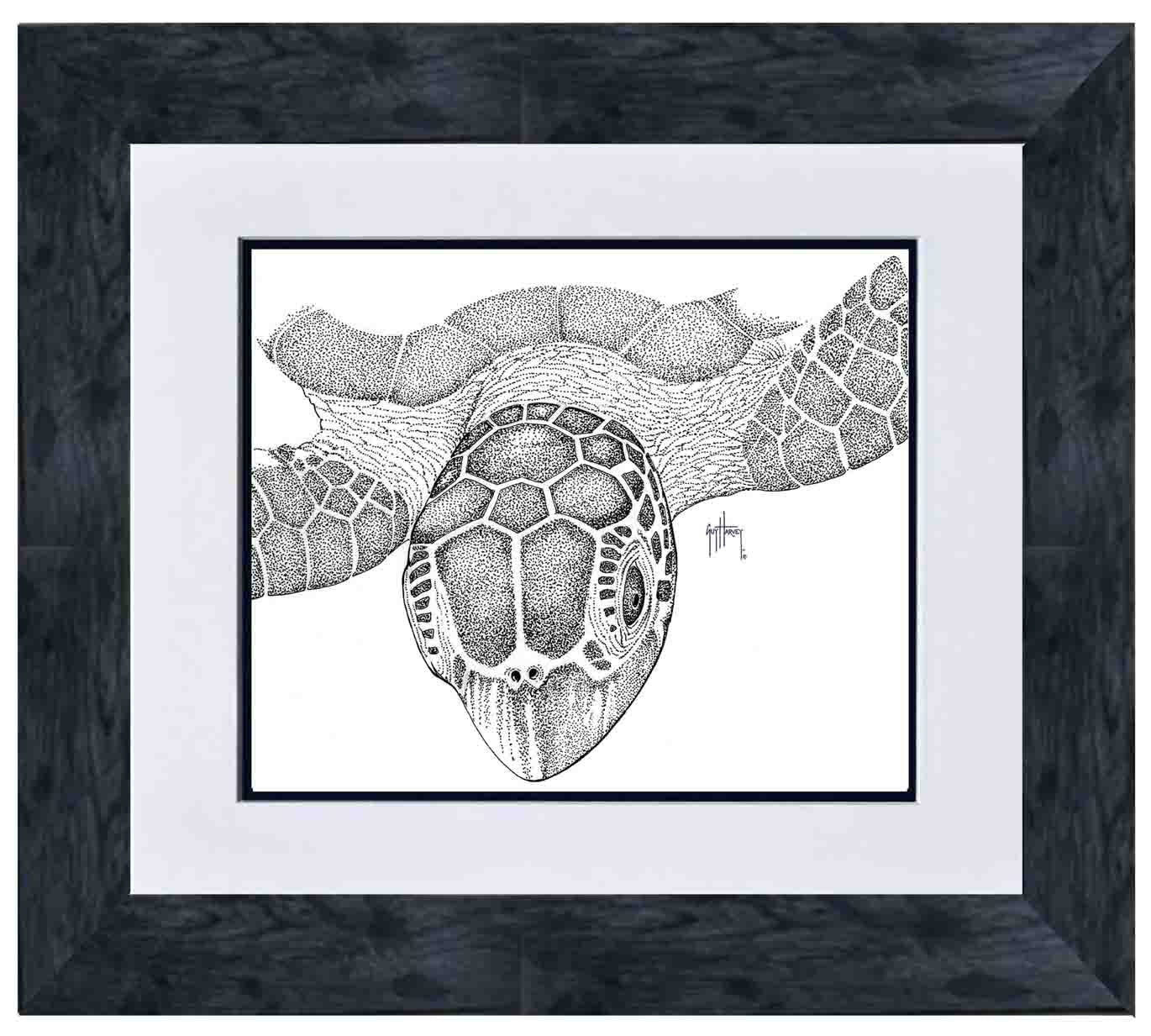 "Green Face" Limited Edition Print