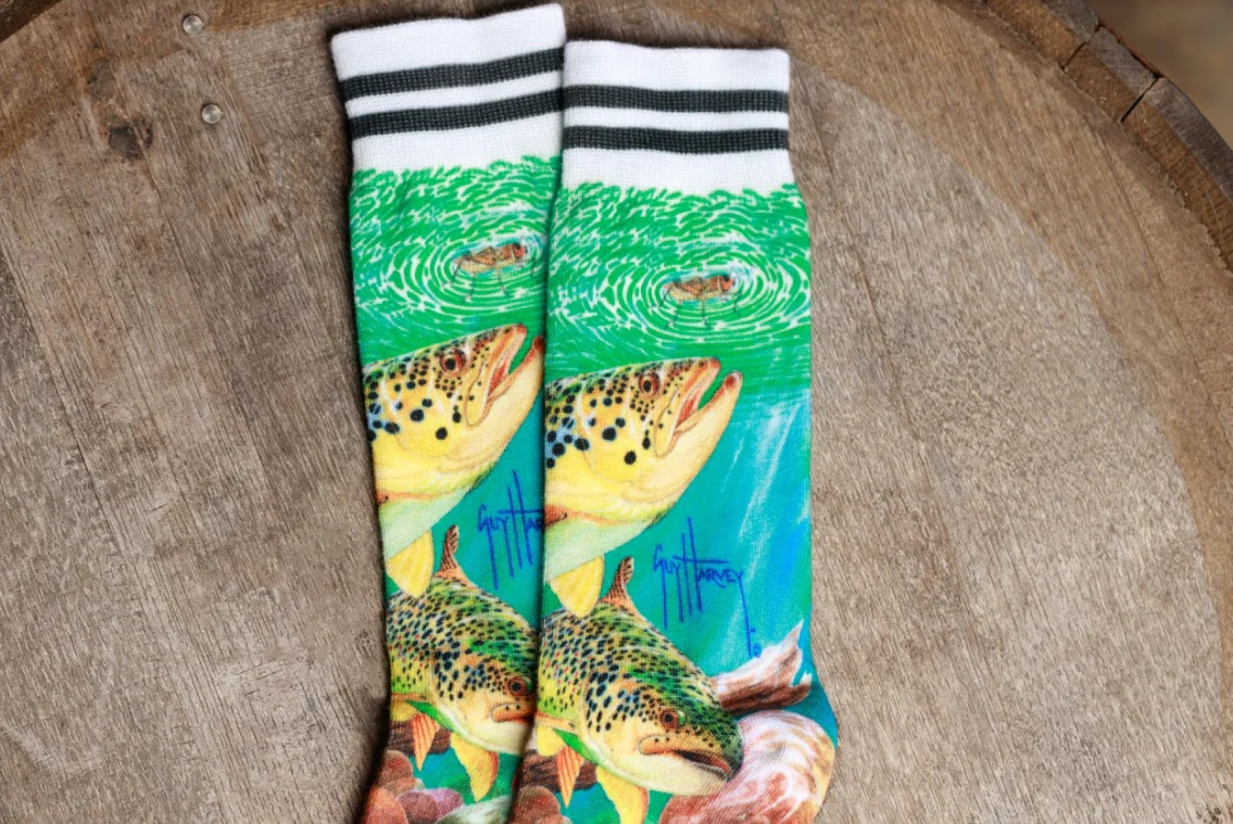 Green Trout Socks - Image 3