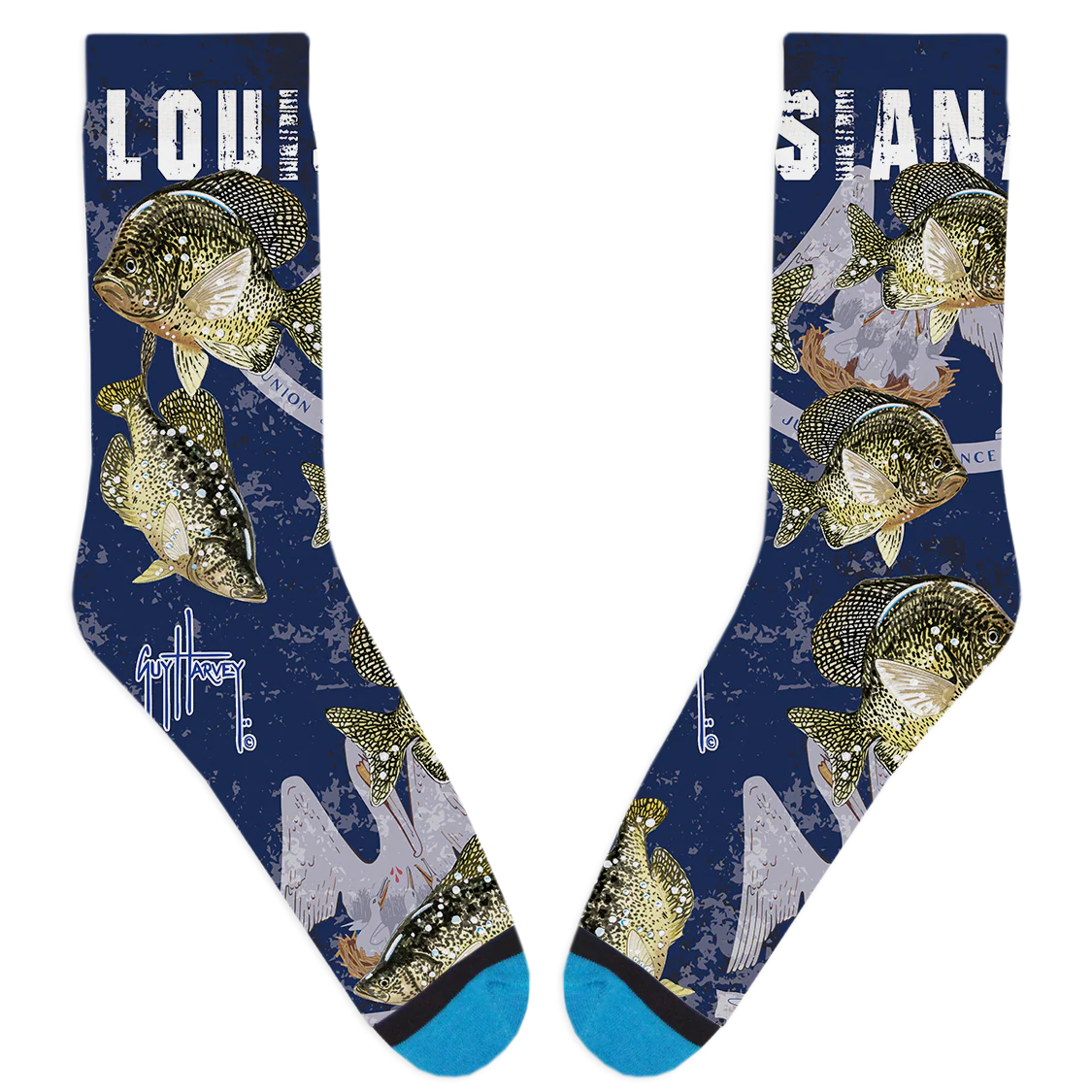 Guy Harvey Louisiana Pride Socks