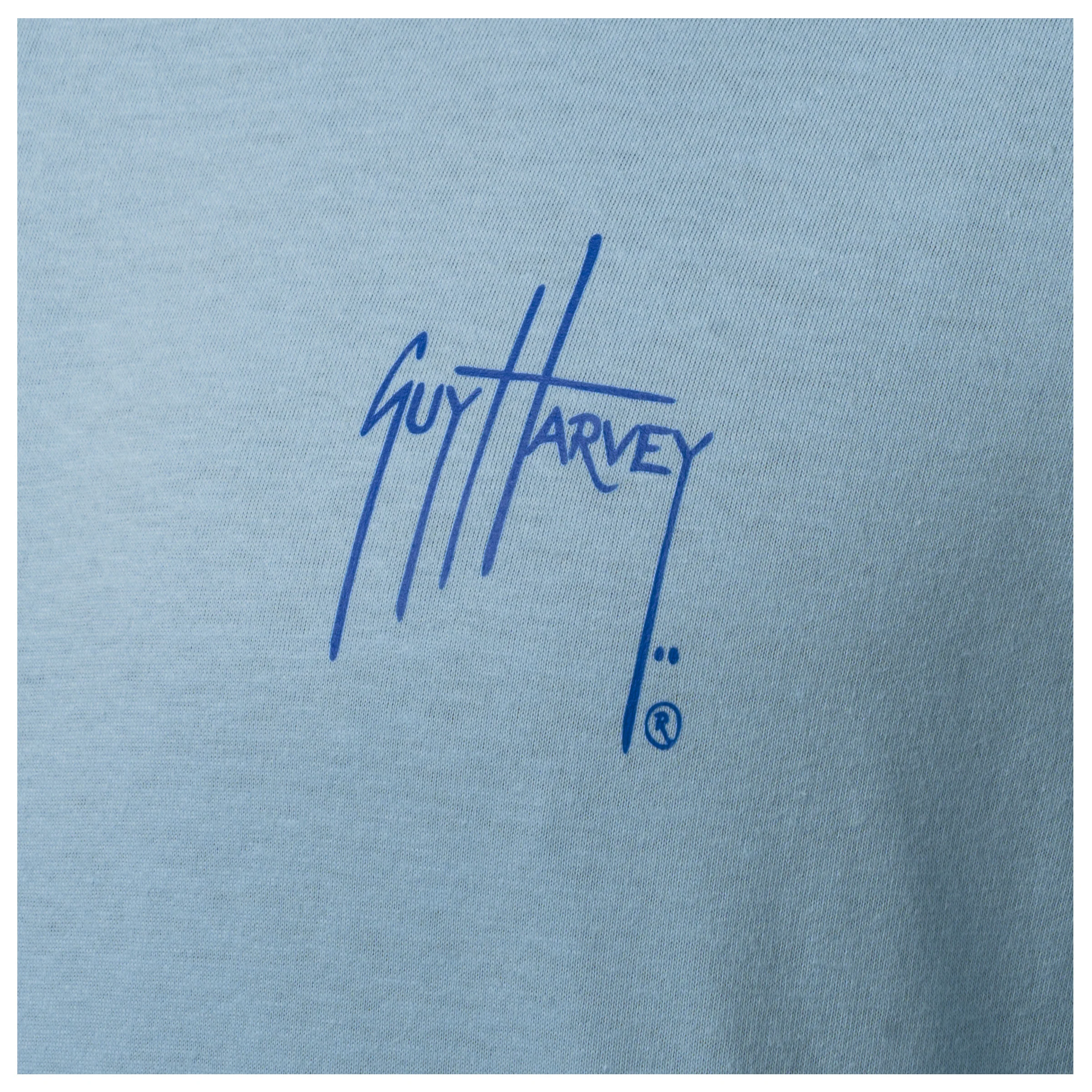 Lightweight Long Sleeve Tee - Blue Hawaiian - Image 6