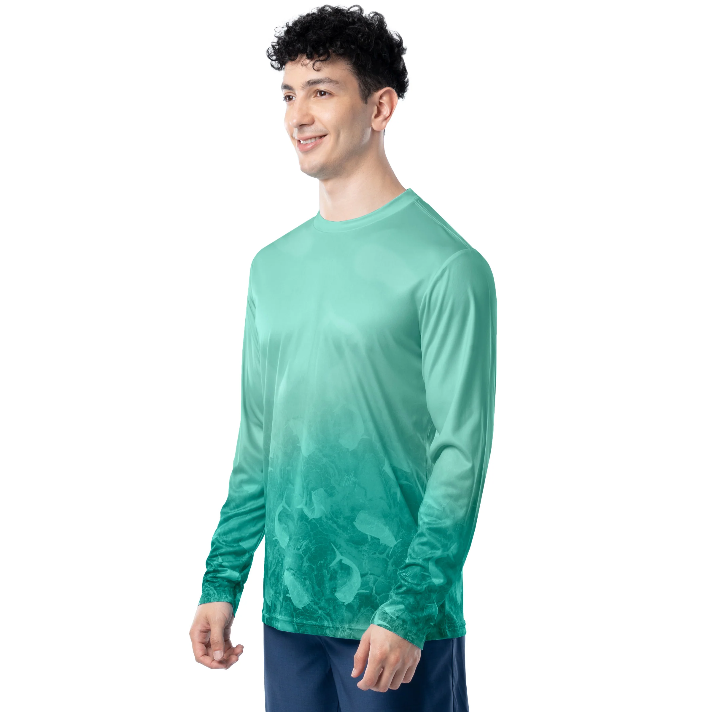 Performance Sun Protection Crew - Mahi Bros Fade - Image 3