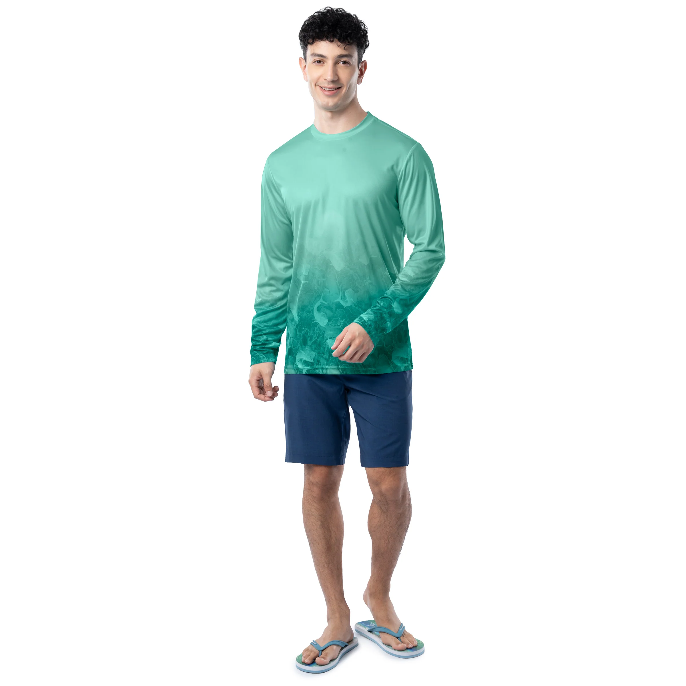 Performance Sun Protection Crew - Mahi Bros Fade - Image 7