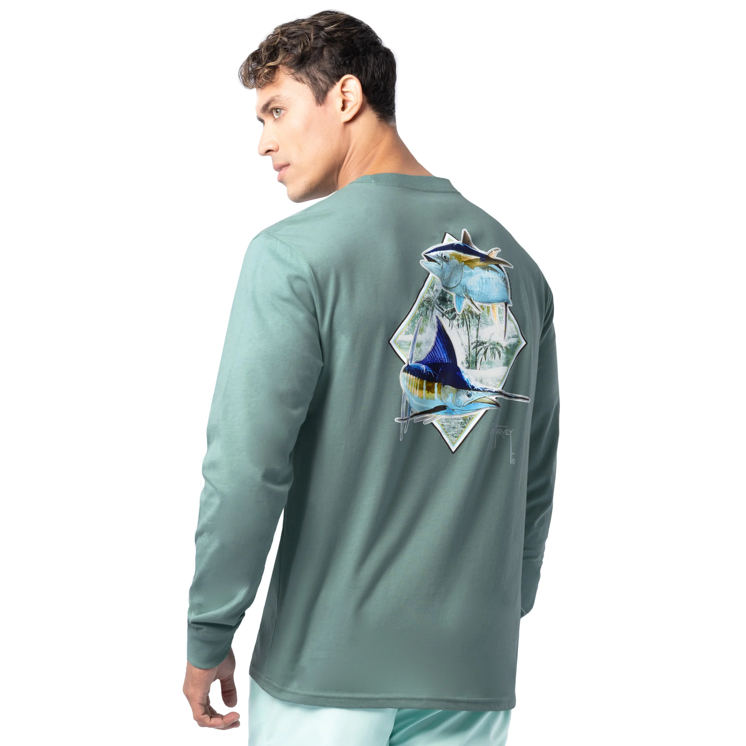 Lightweight Long Sleeve Tee - Saltwater Paradise
