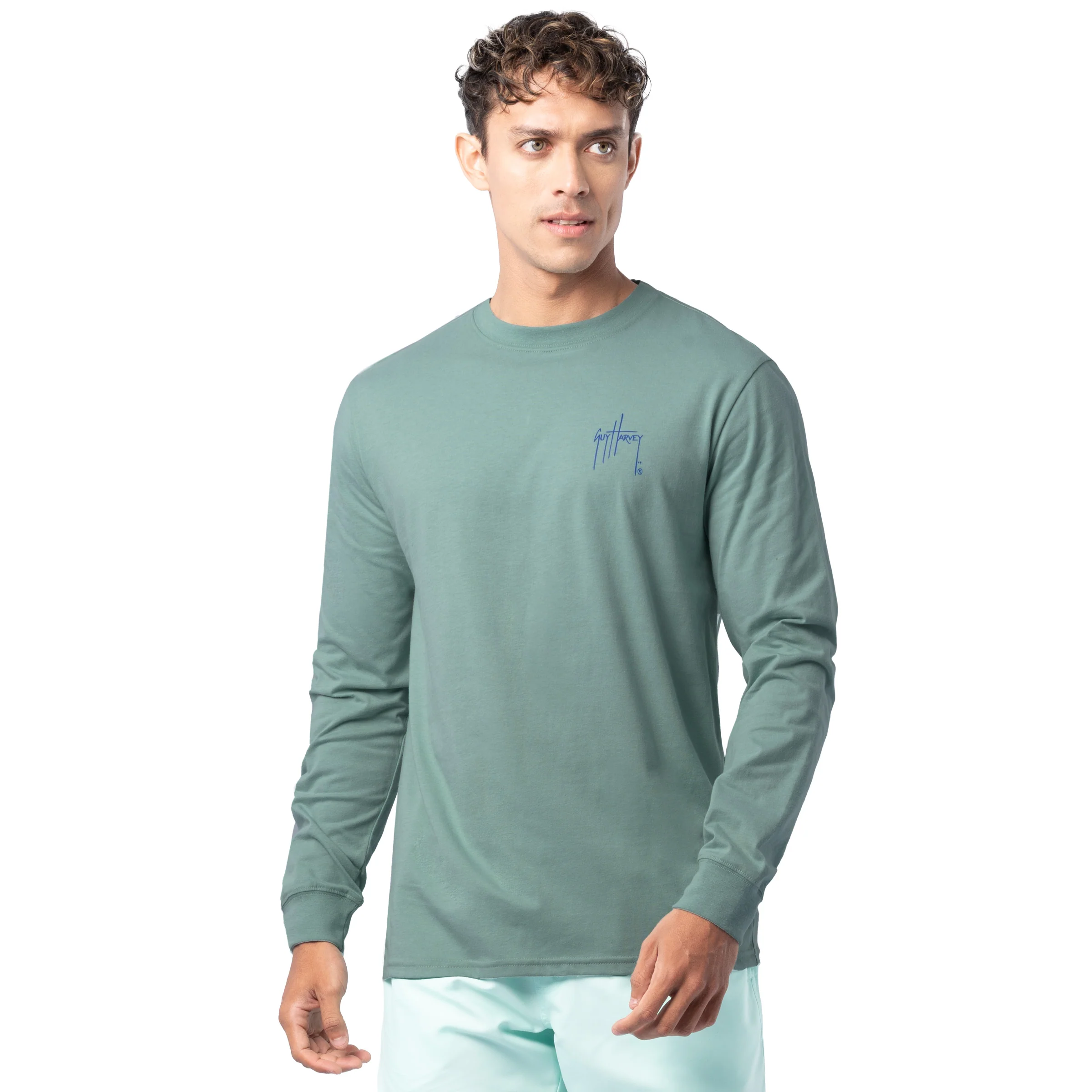 Lightweight Long Sleeve Tee - Saltwater Paradise - Image 2