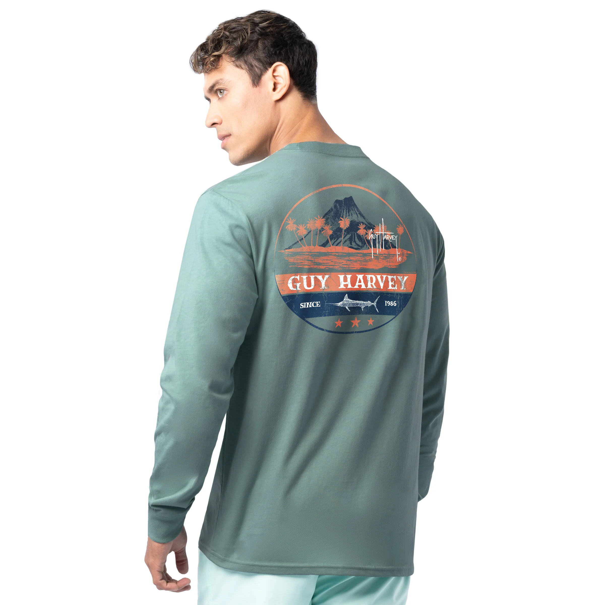 Lightweight Long Sleeve Tee - Volcano