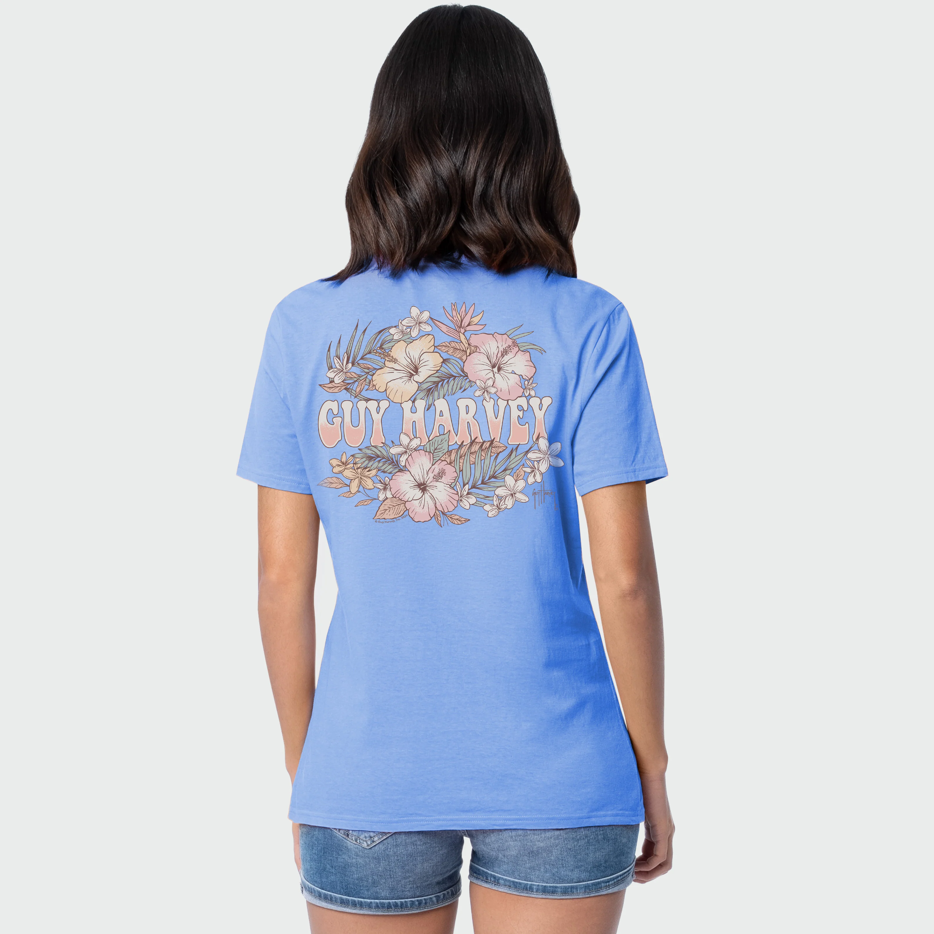 HarborLite Crew Tee - Flower Art