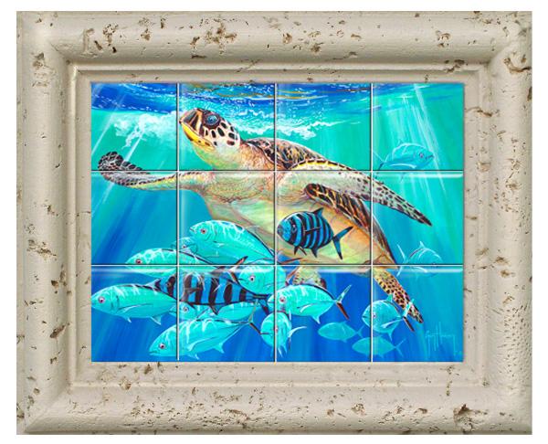 "Hawksbill Caravan" Tile Art - Image 6
