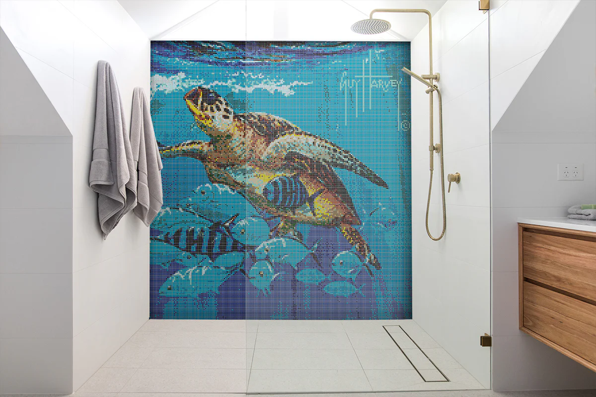 Hawksbill Caravan Mosaic Mural - Small - Image 2
