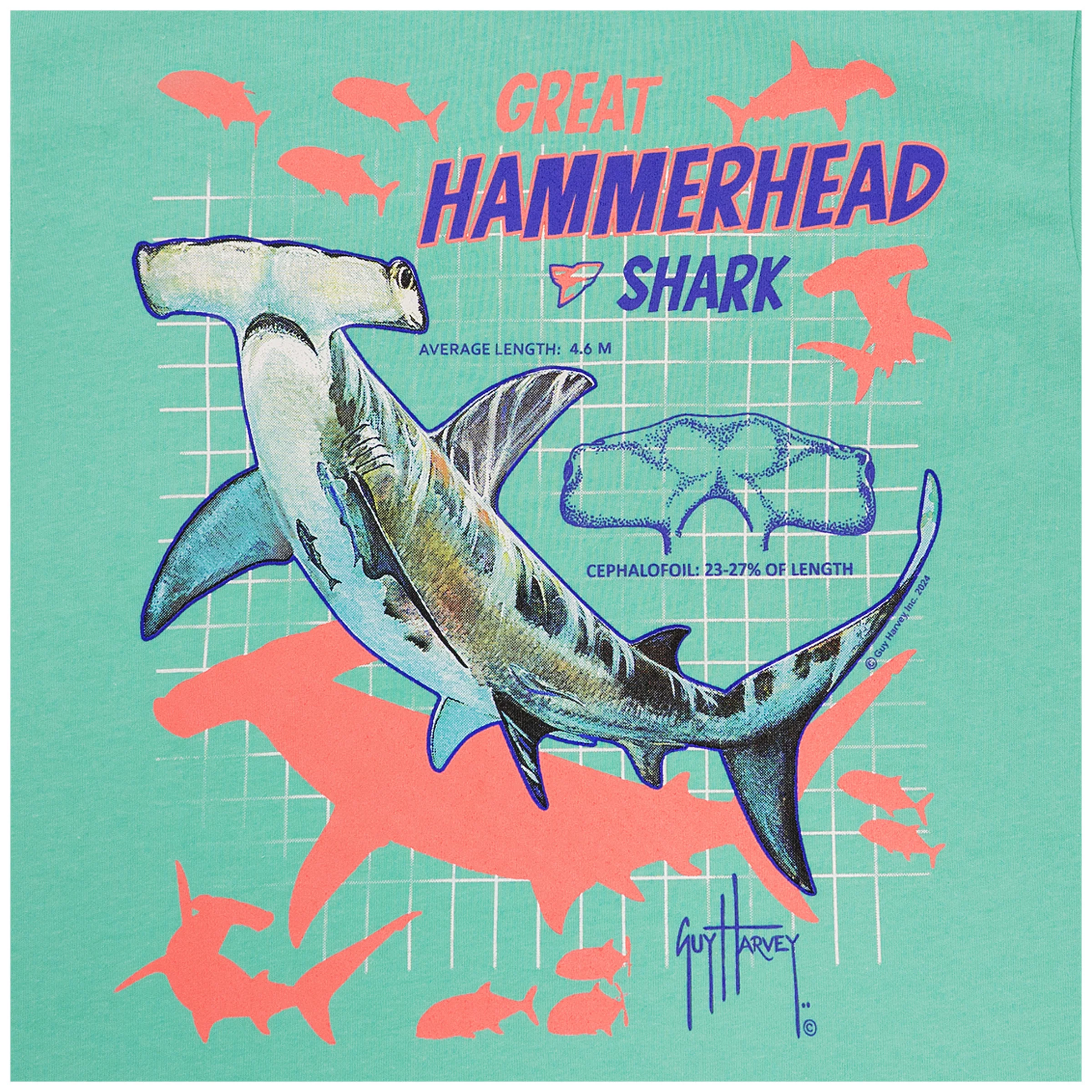 Kids Great Hammerhead Short Sleeve T-Shirt - Image 3