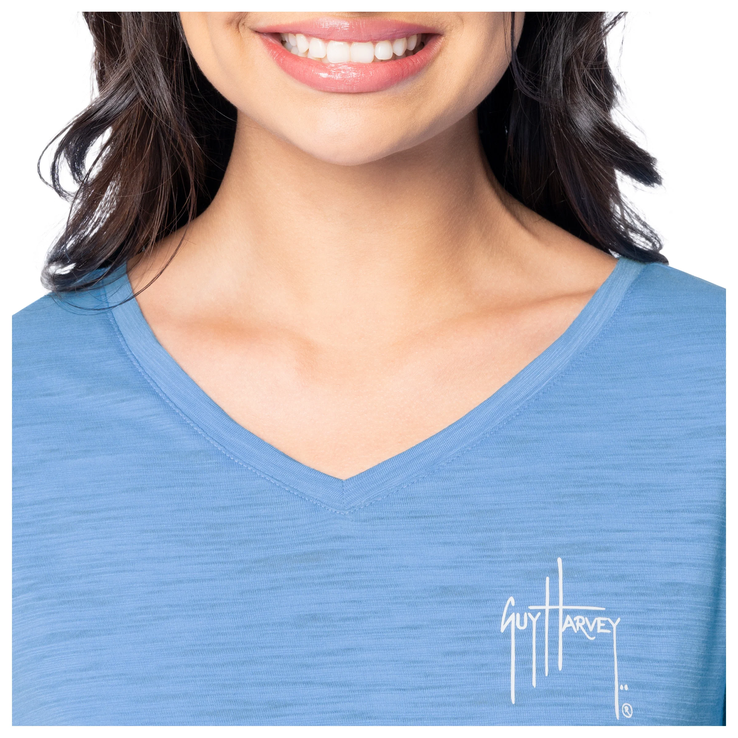 Women's Anchored Relaxed V-Neck Top - Image 5