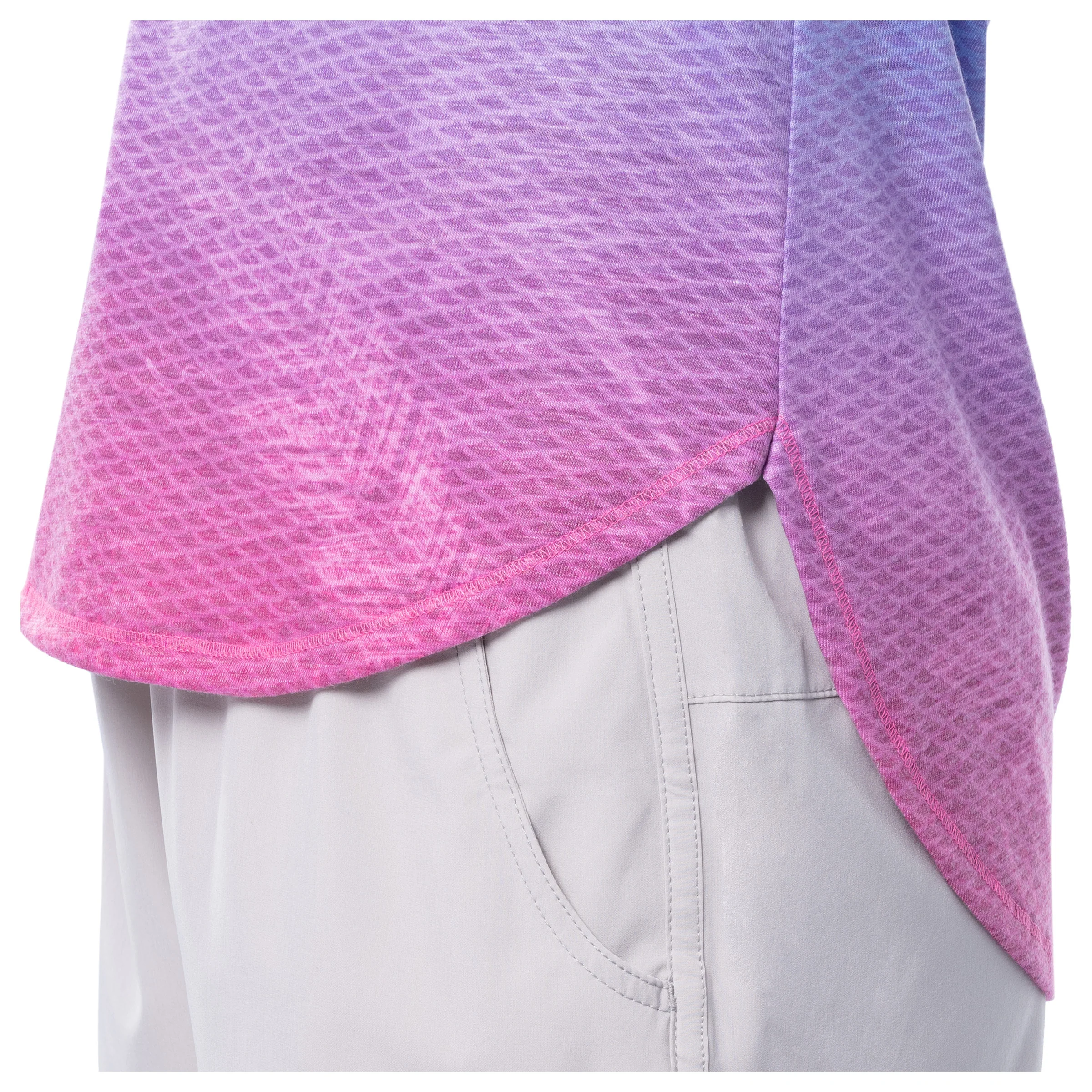 Women's Dusk Short Sleeve Poly/Rayon Slub Top - Image 6