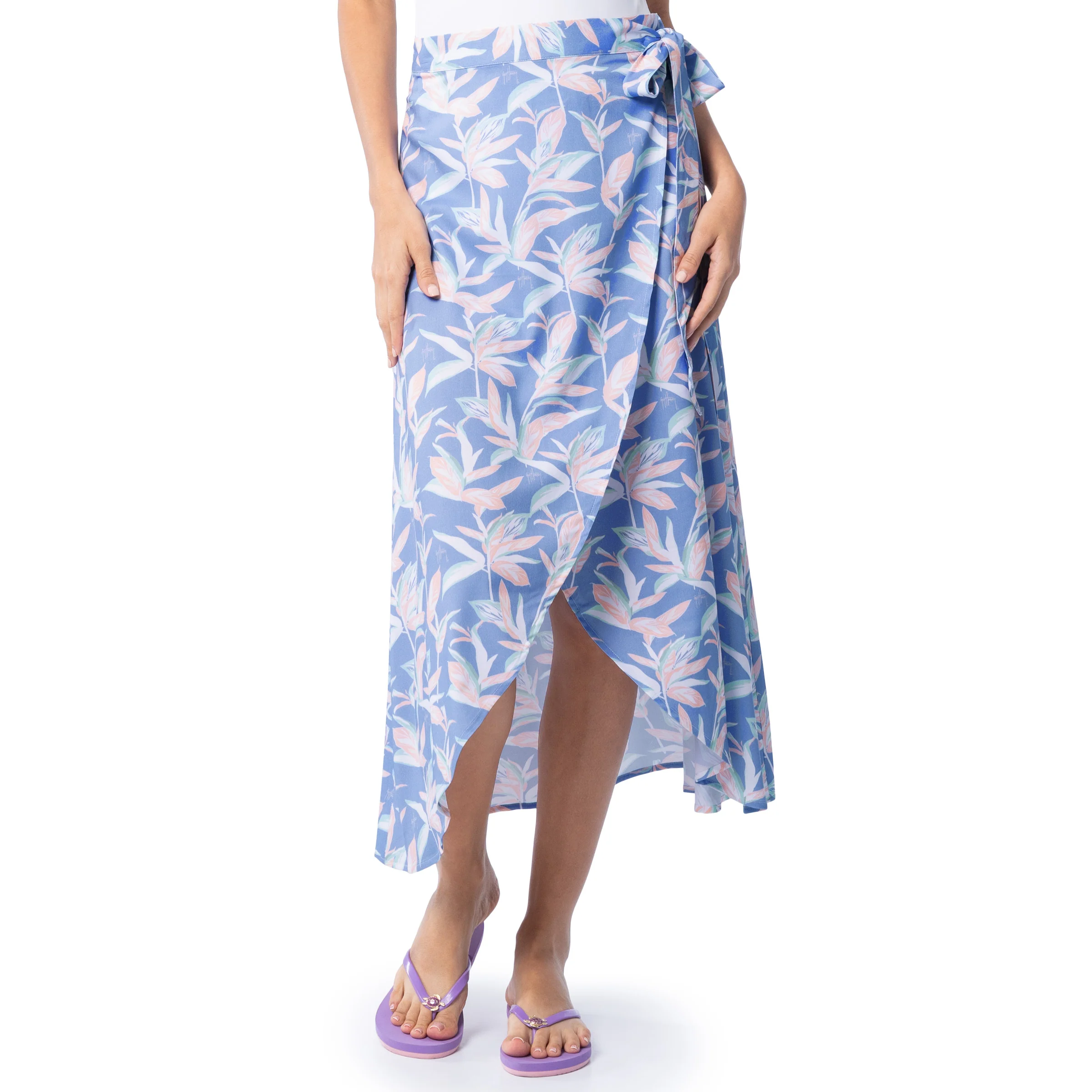 Women's Indigo Wrap Skirt - Image 2