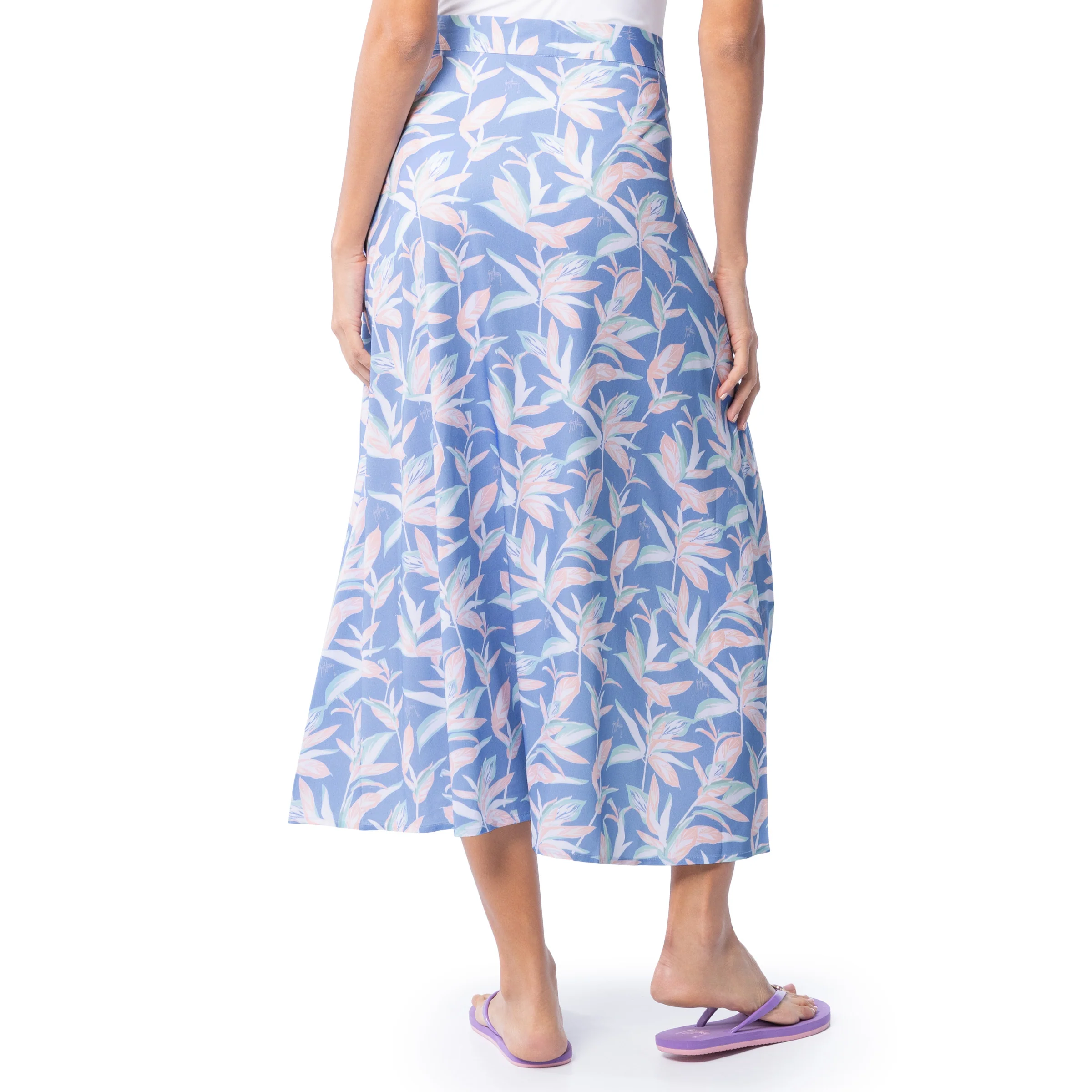 Women's Indigo Wrap Skirt - Image 3