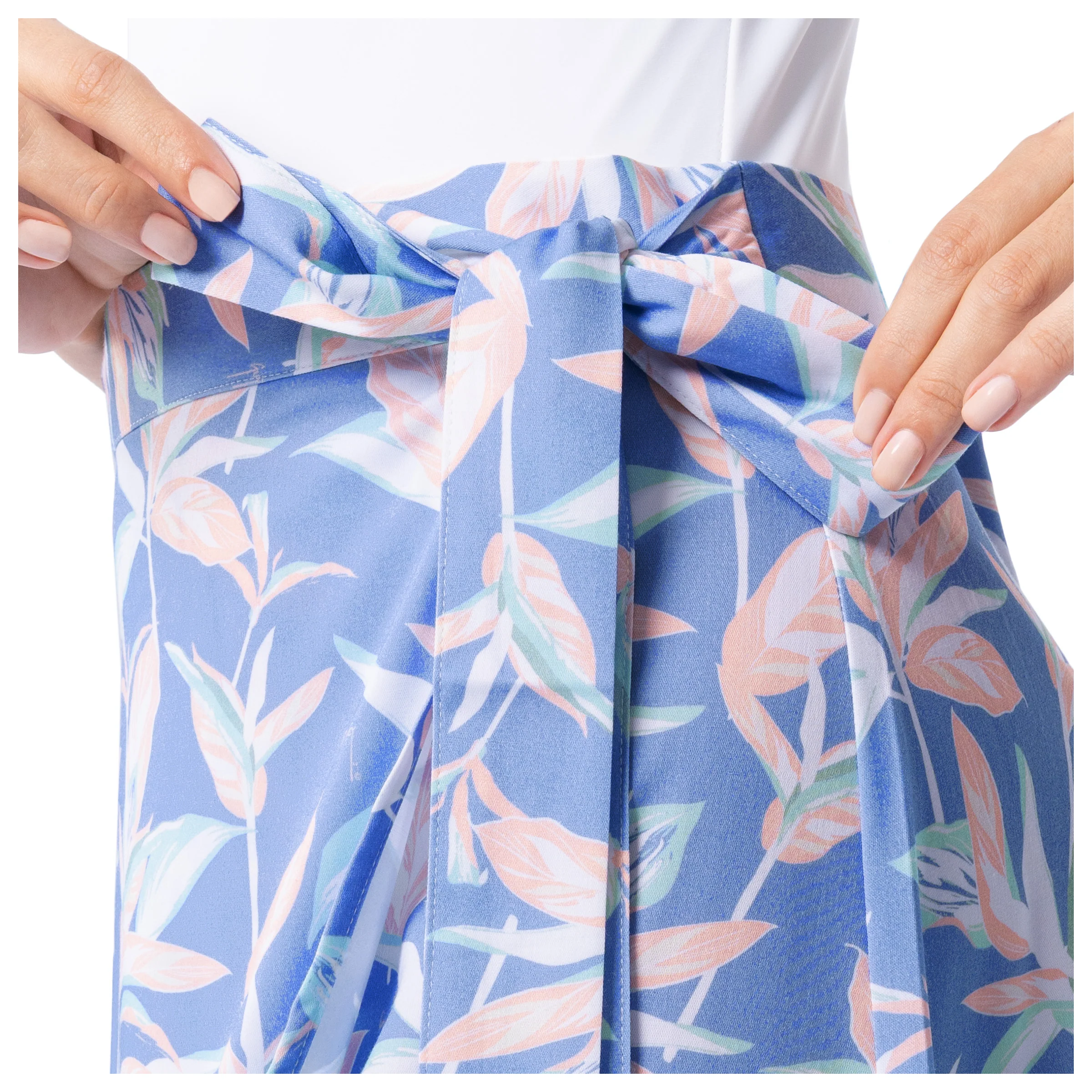 Women's Indigo Wrap Skirt - Image 6