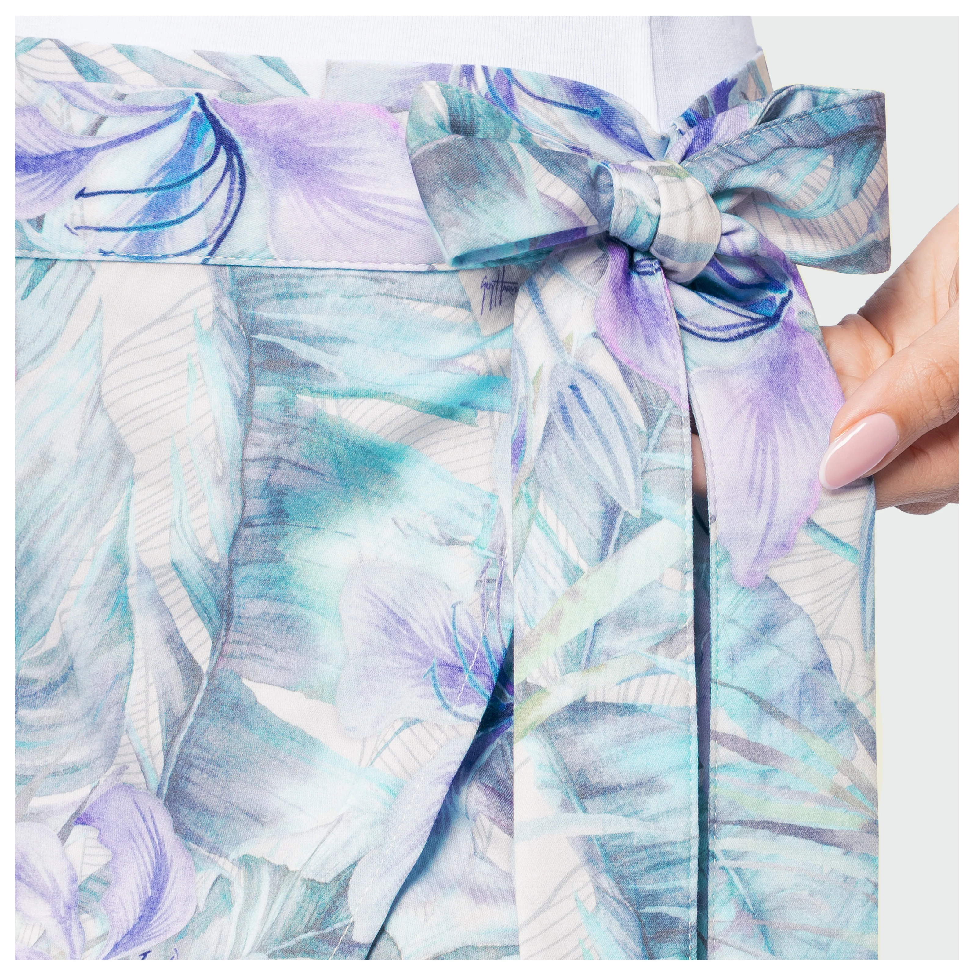Island Ease Wrap Skirt - Banana Palm - Image 5