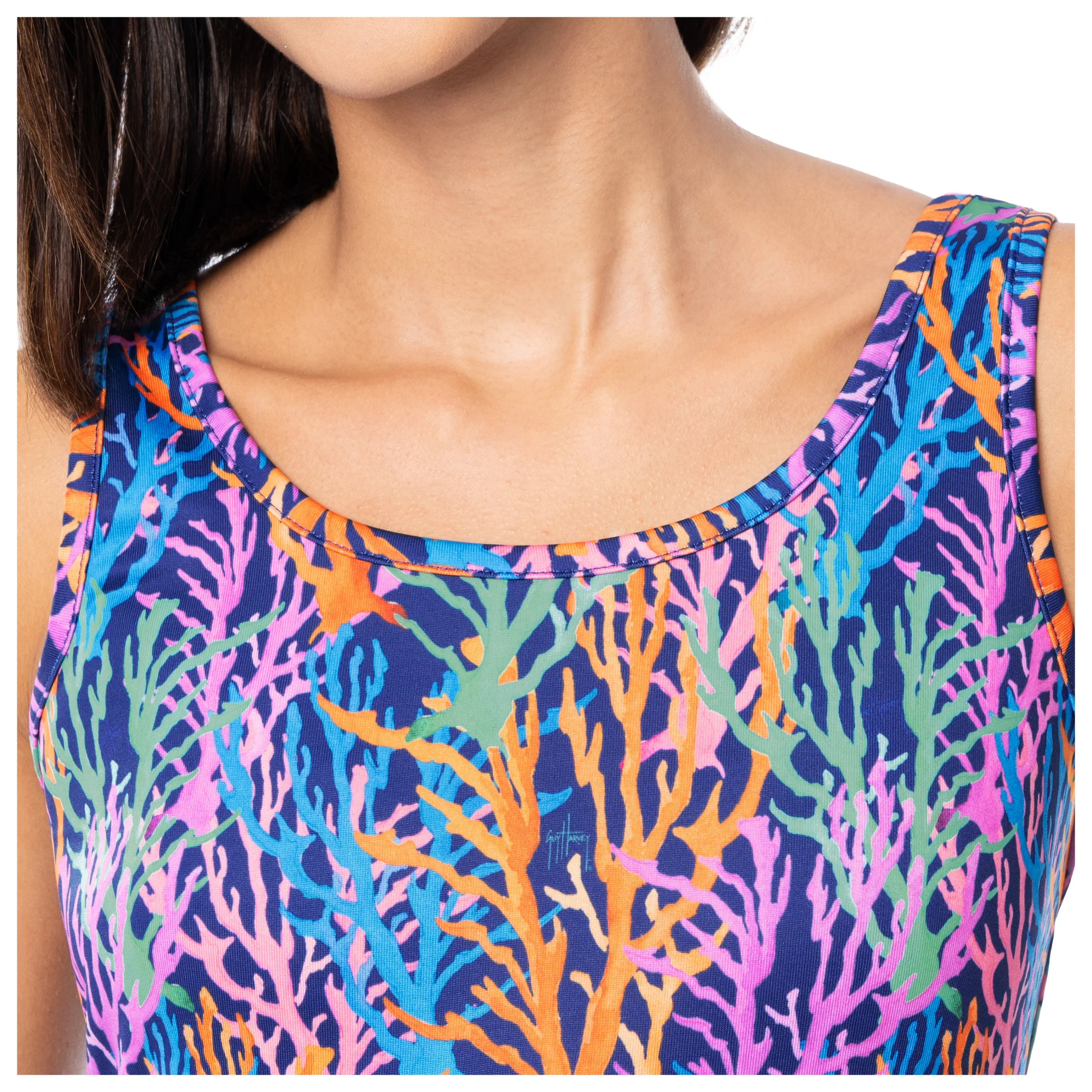 Women's Modern Coral Maxi Dress - Image 5