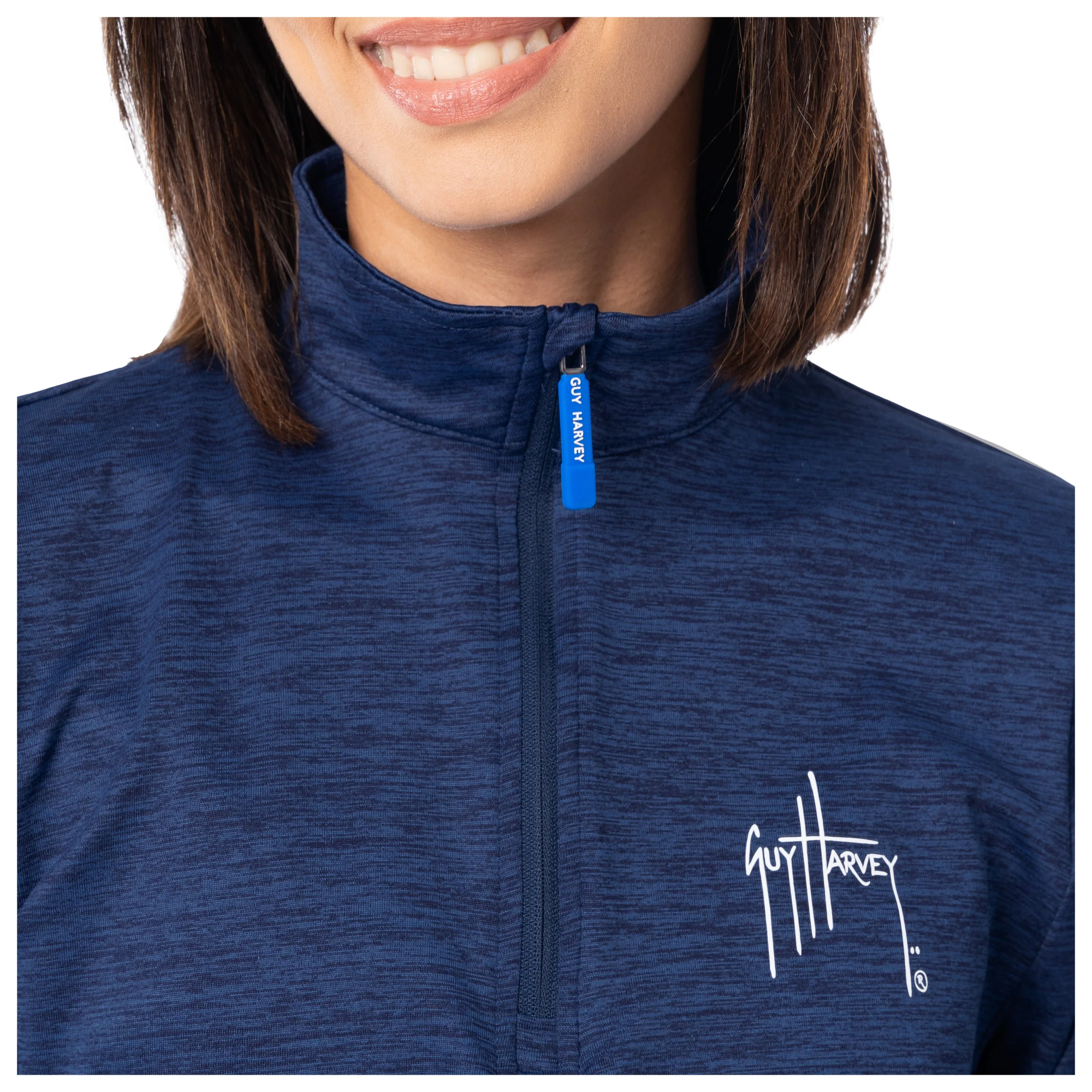 Women's Navy Performance Quarter Zip - Image 5