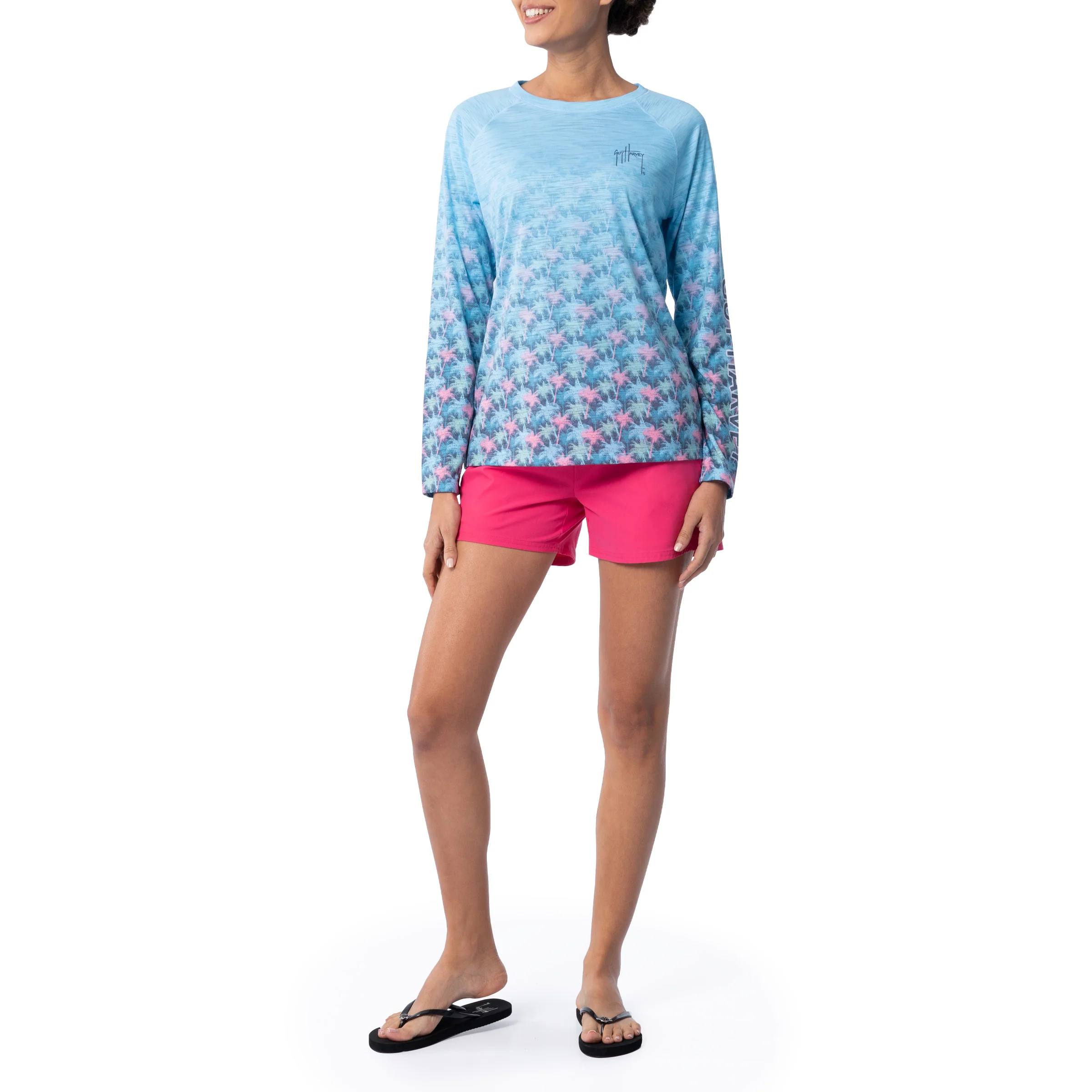 Women's Palm Springs Long Sleeve Raglan Slub Shirt - Image 8