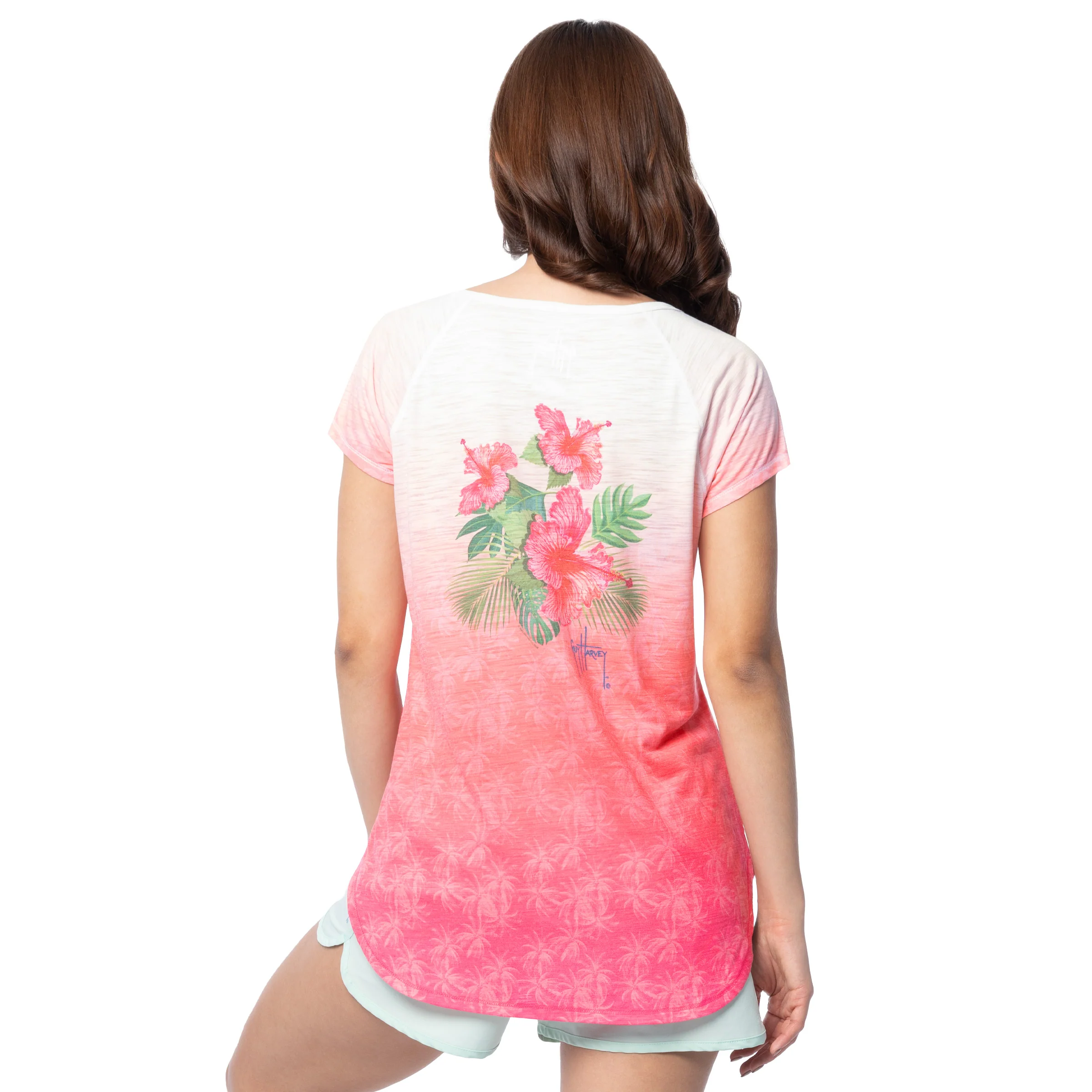 Short Sleeve Slub Tee - Paradise Floral