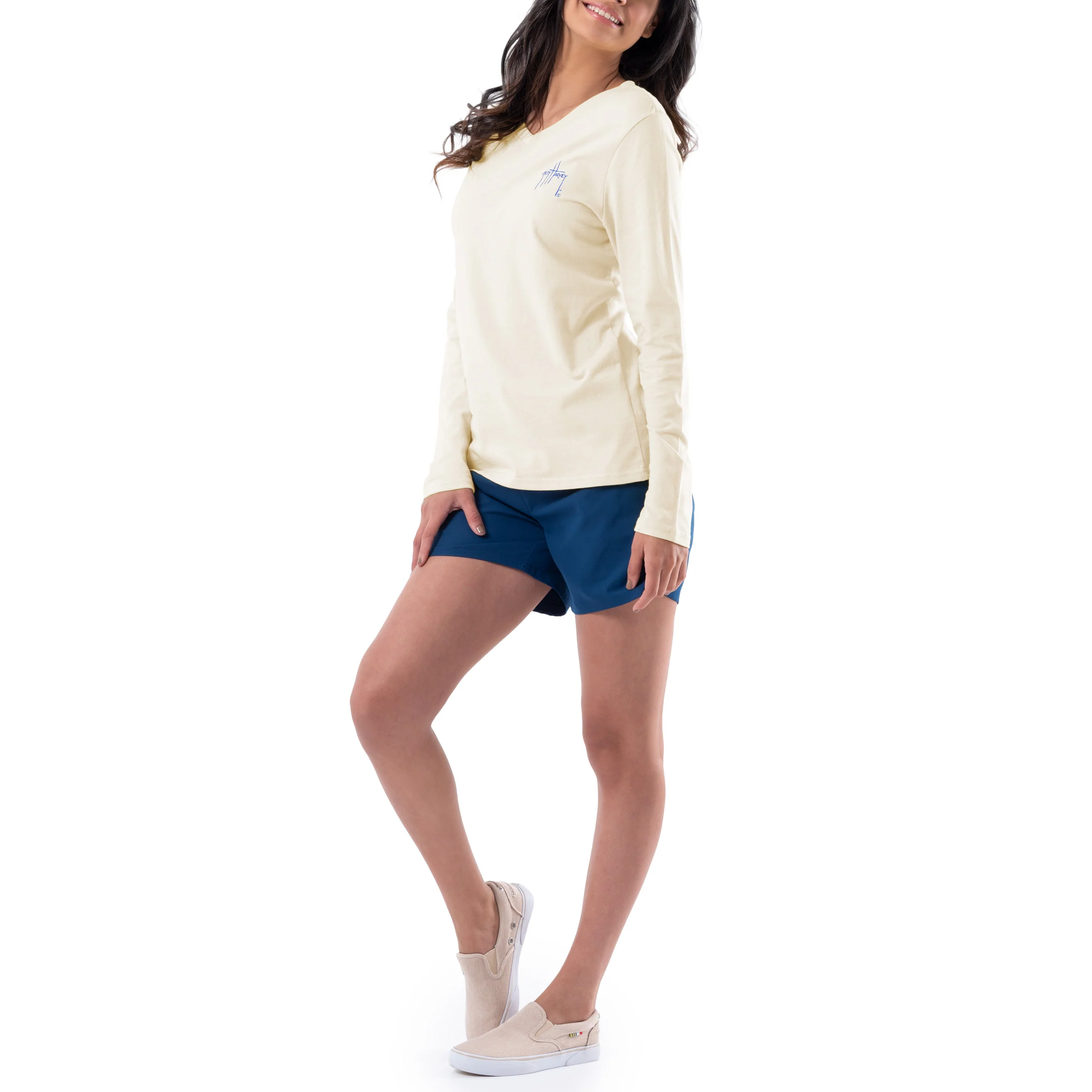 Women's Paradise Long Sleeve V Neck T-Shirt - Image 5