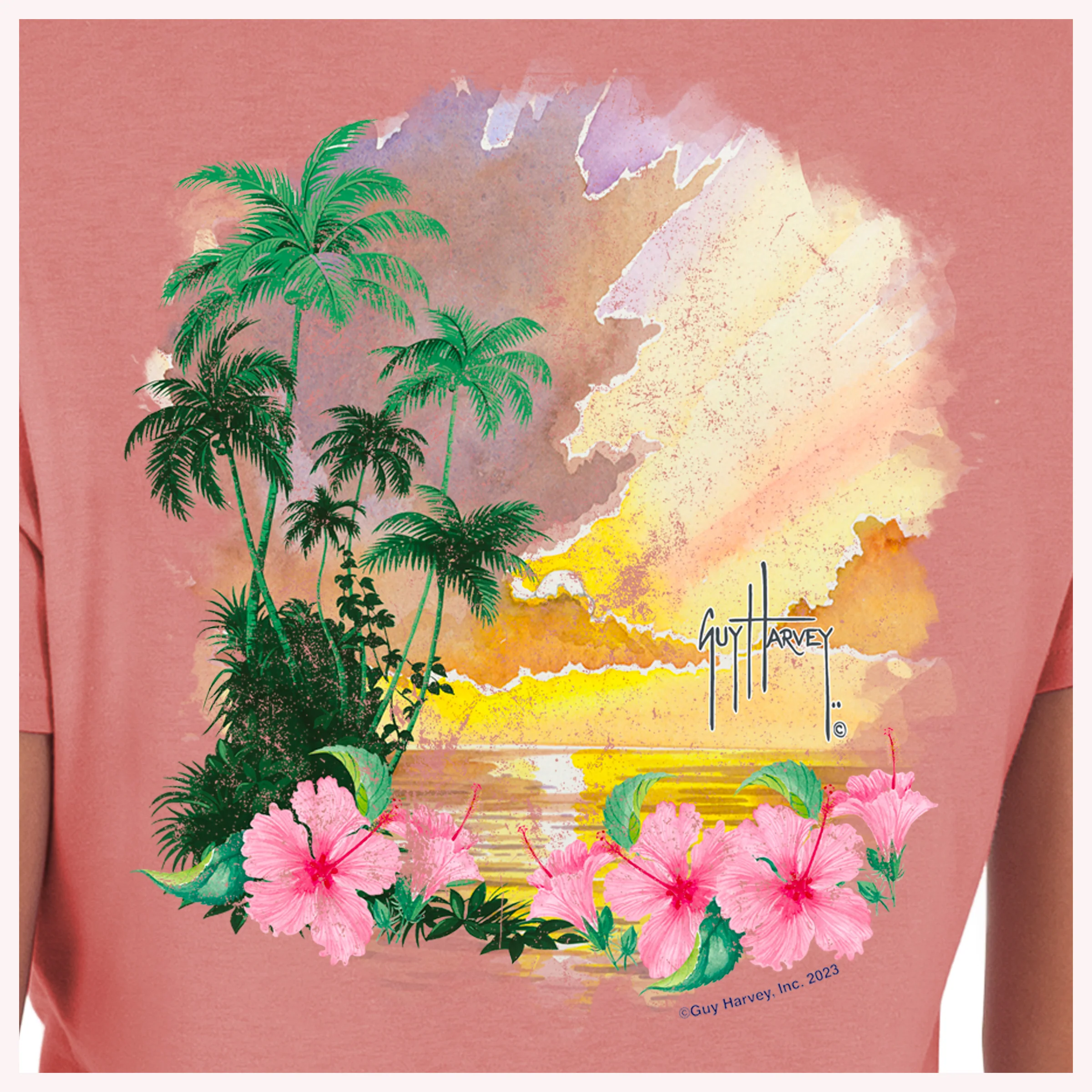 Women's Paradise Short Sleeve V-Neck T-Shirt - Image 3