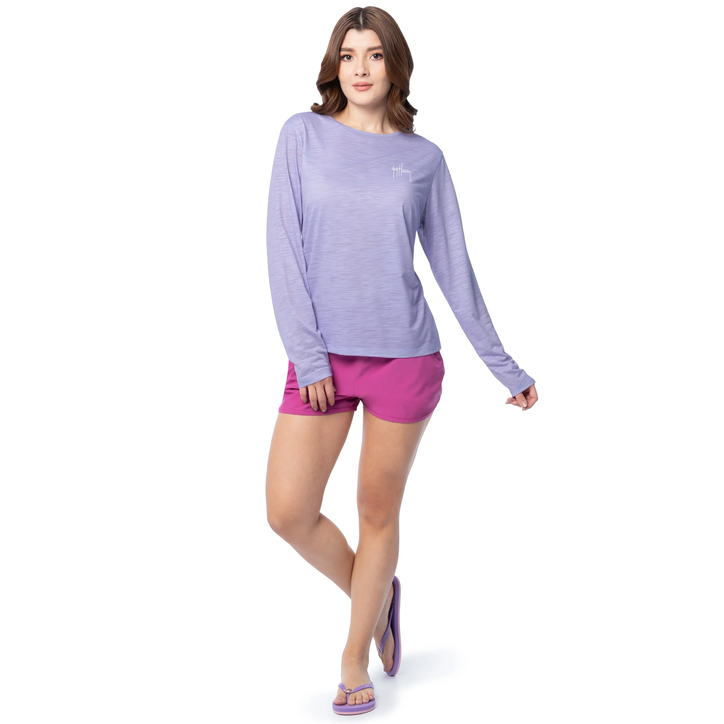 Long Sleeve Slub Tee - Pineapple Beach - Image 7