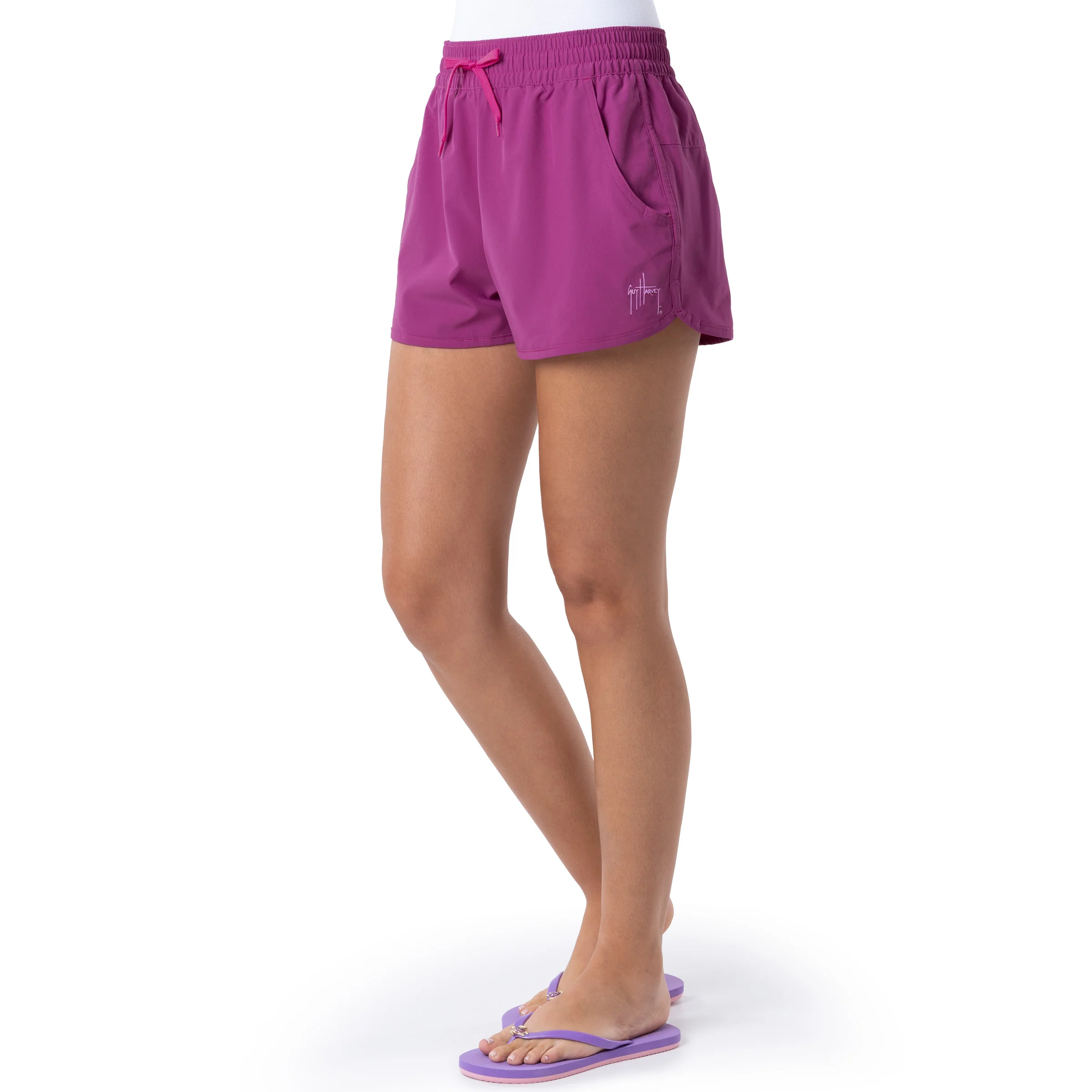Ladies Pink Solid Short - Image 3