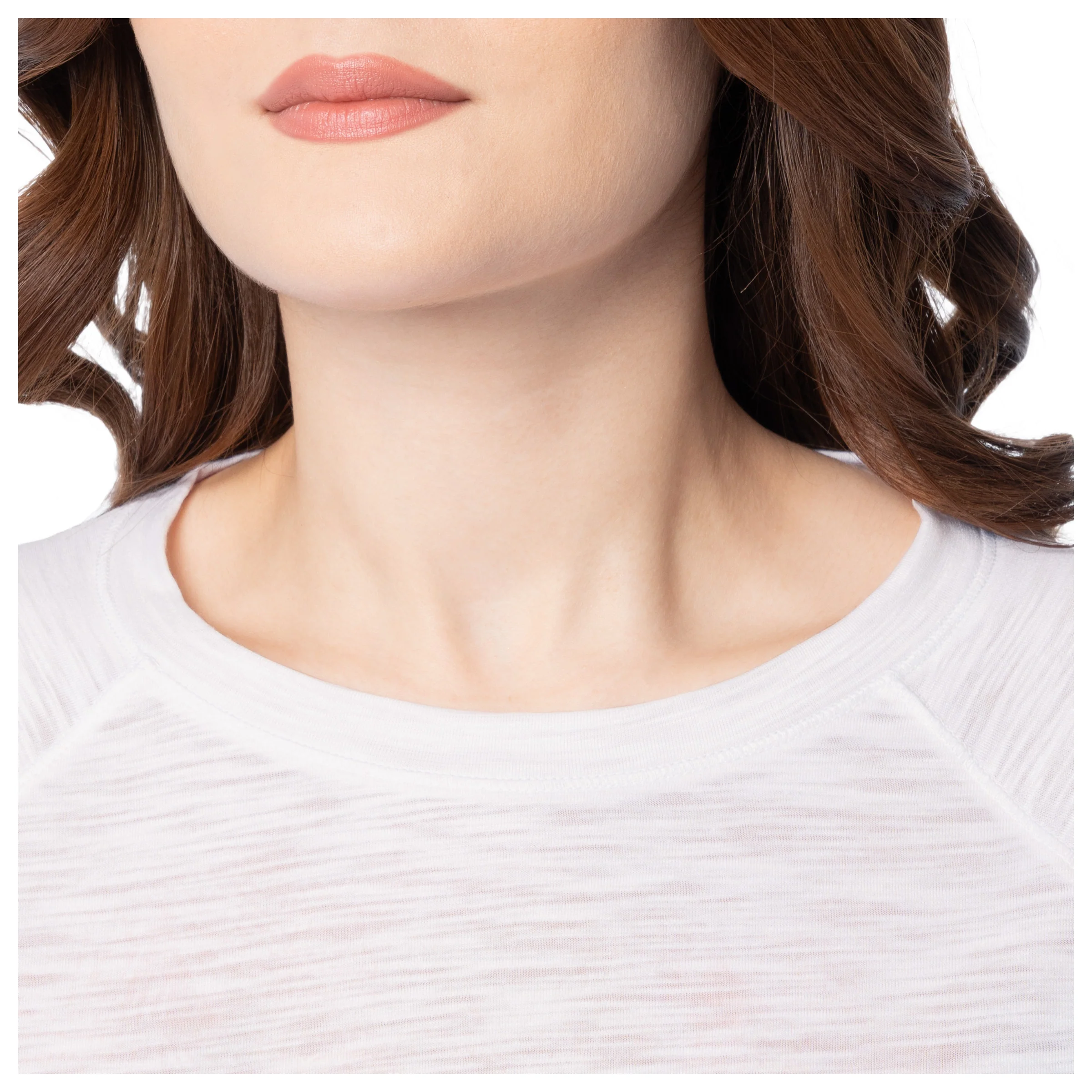 Women's Rose Fade Long Sleeve Raglan Slub Shirt - Image 7