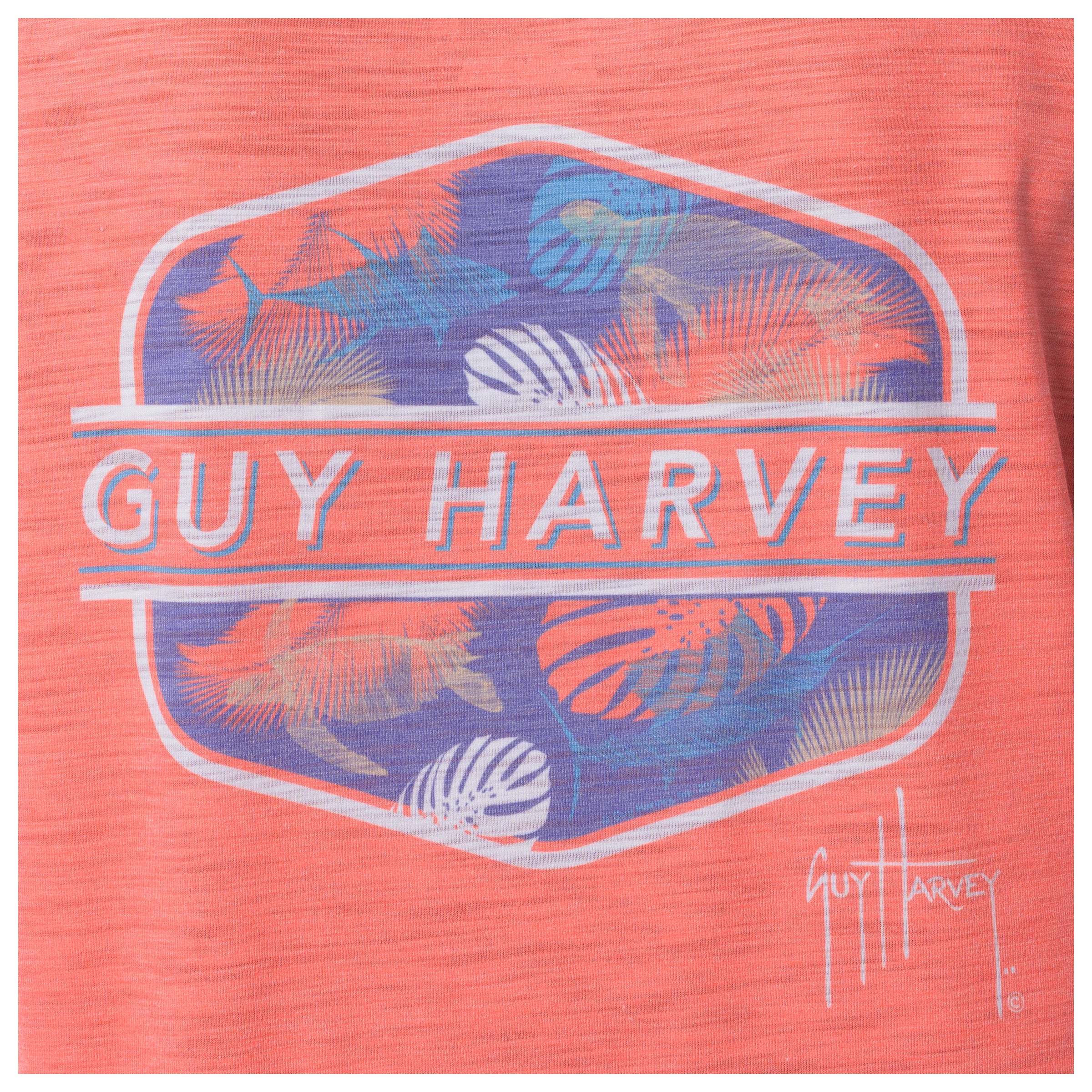 Long Sleeve Slub Tee - Scribble Aquarium - Image 4