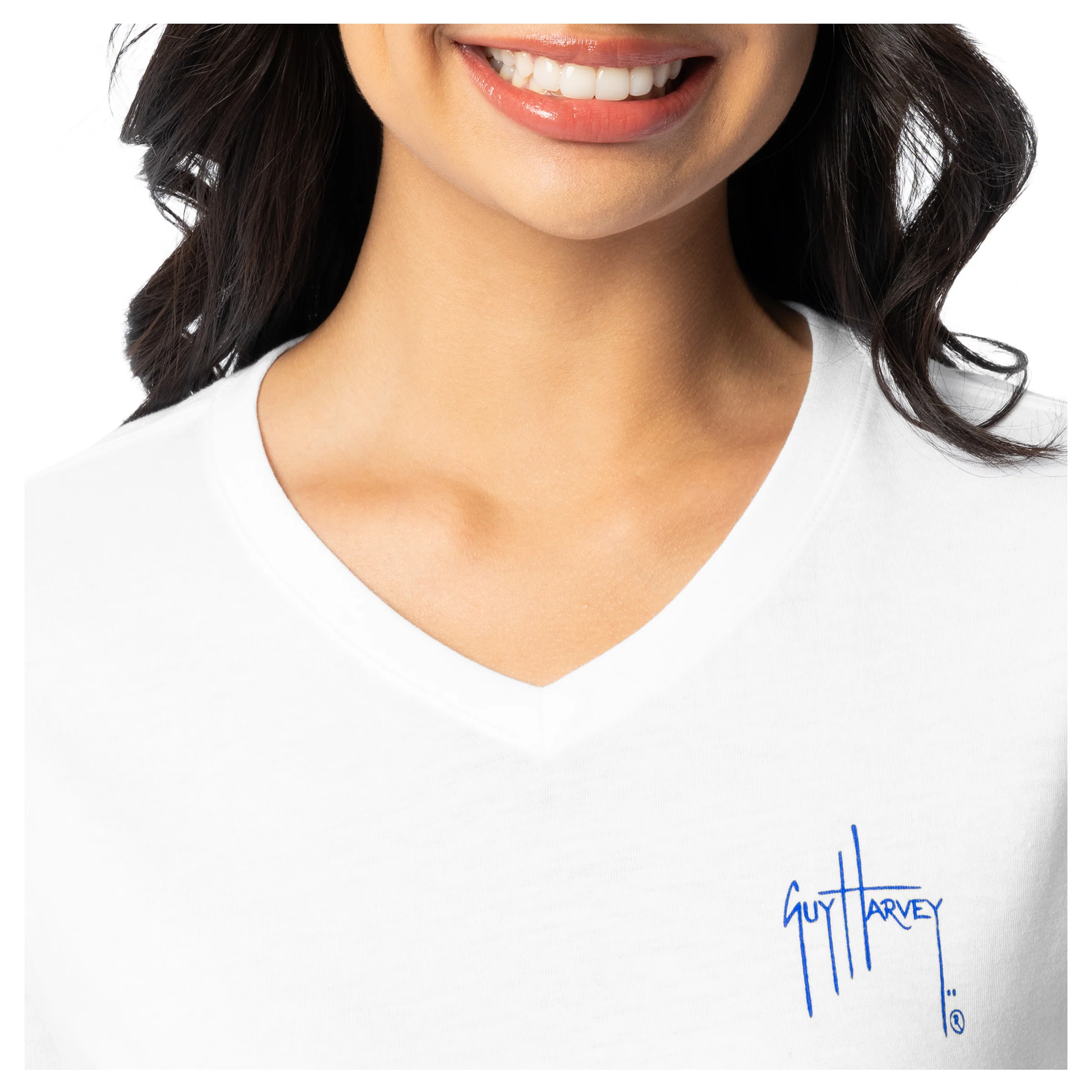 Women's Sea Flag Short Sleeve V-Neck T-Shirt - Image 4