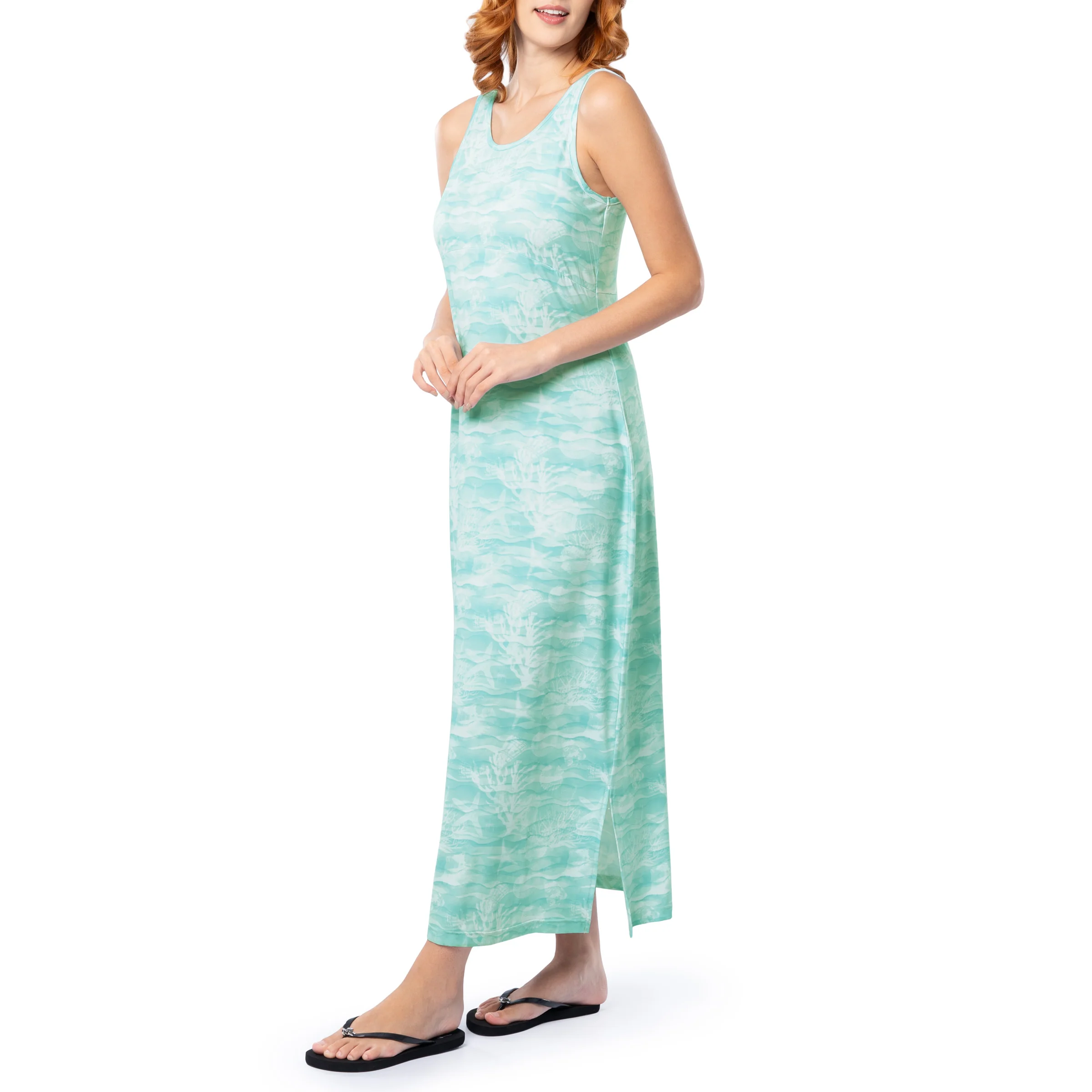Women's Shell Wave Maxi Dress - Image 4