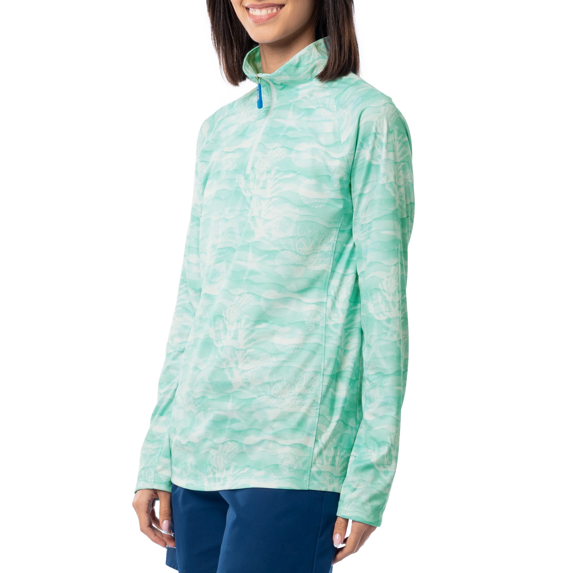 Women's Shell Wave Performance Quarter Zip - Image 3