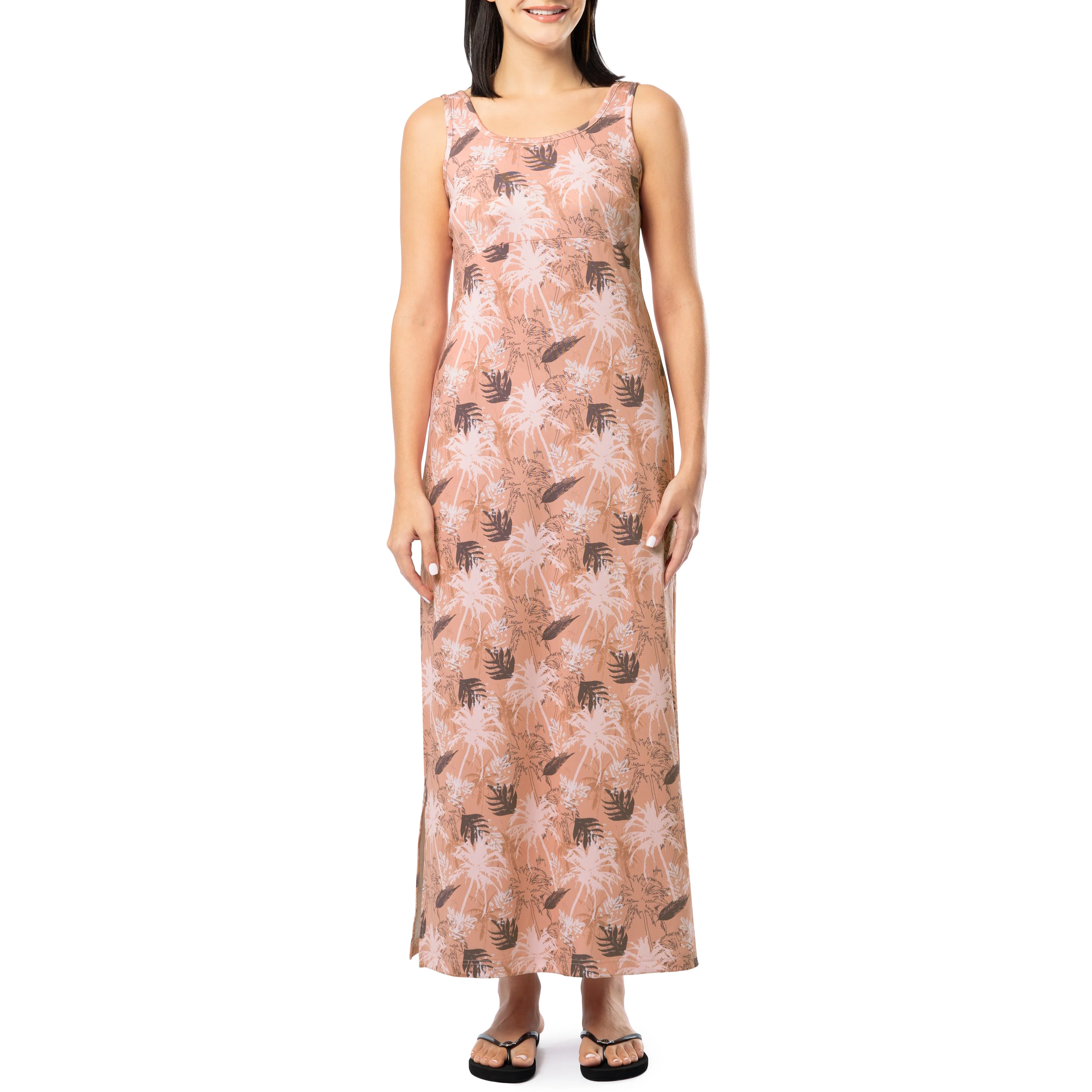 Women's Tonal Palm Maxi Dress - Image 3