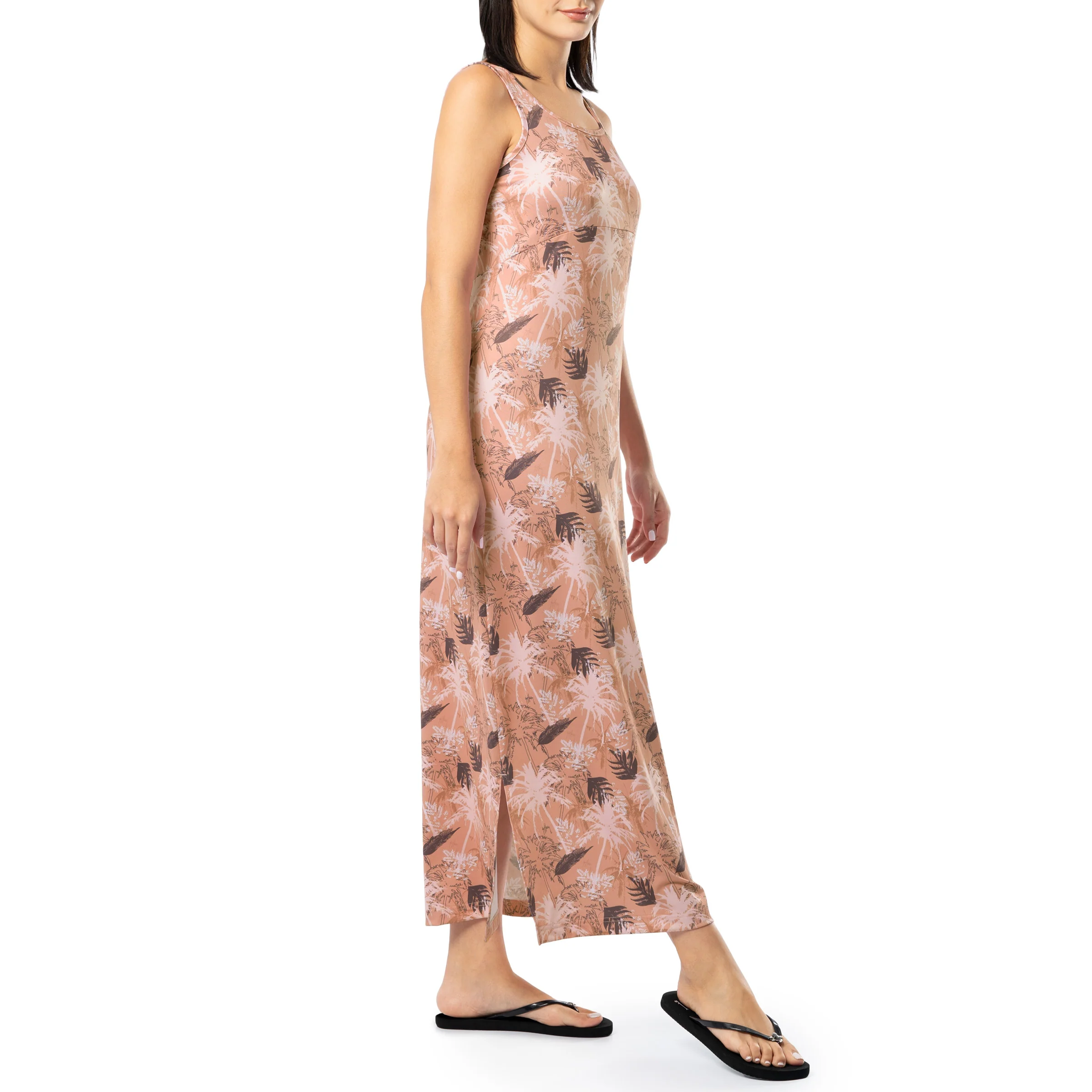 Women's Tonal Palm Maxi Dress - Image 4