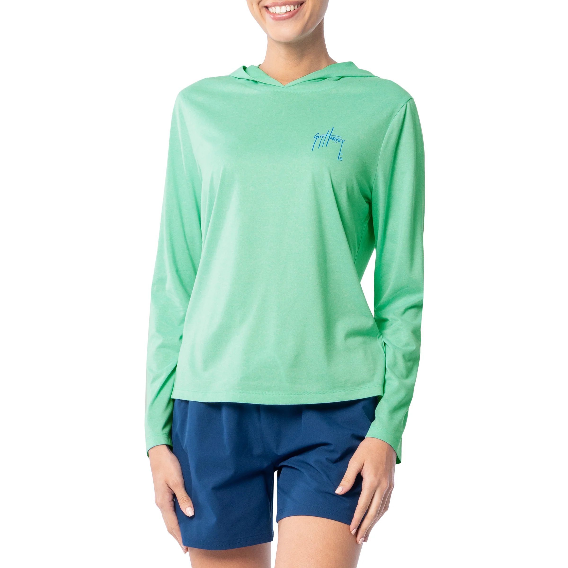 Women's Turtle Stipple Performance Hoodie - Image 2