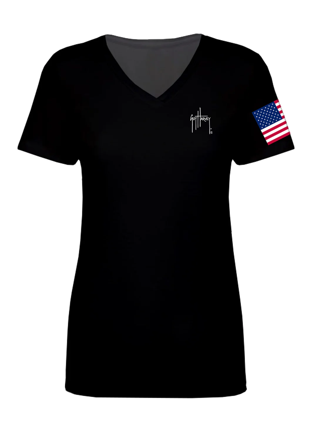 Ladies Veterans Day V-Neck Shirt - Image 2