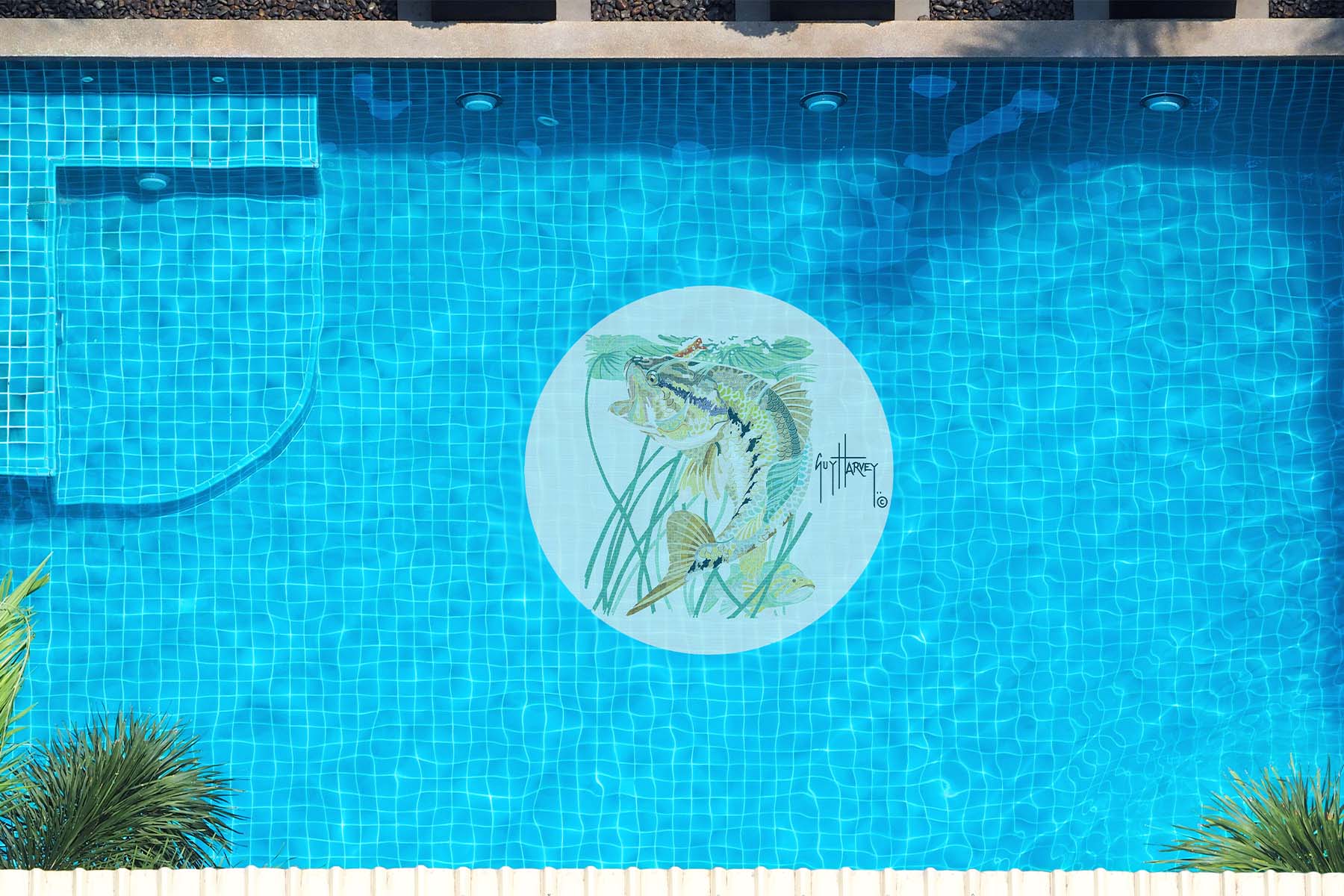Largemouth Bass Medallion Mosaic - Large - Image 3