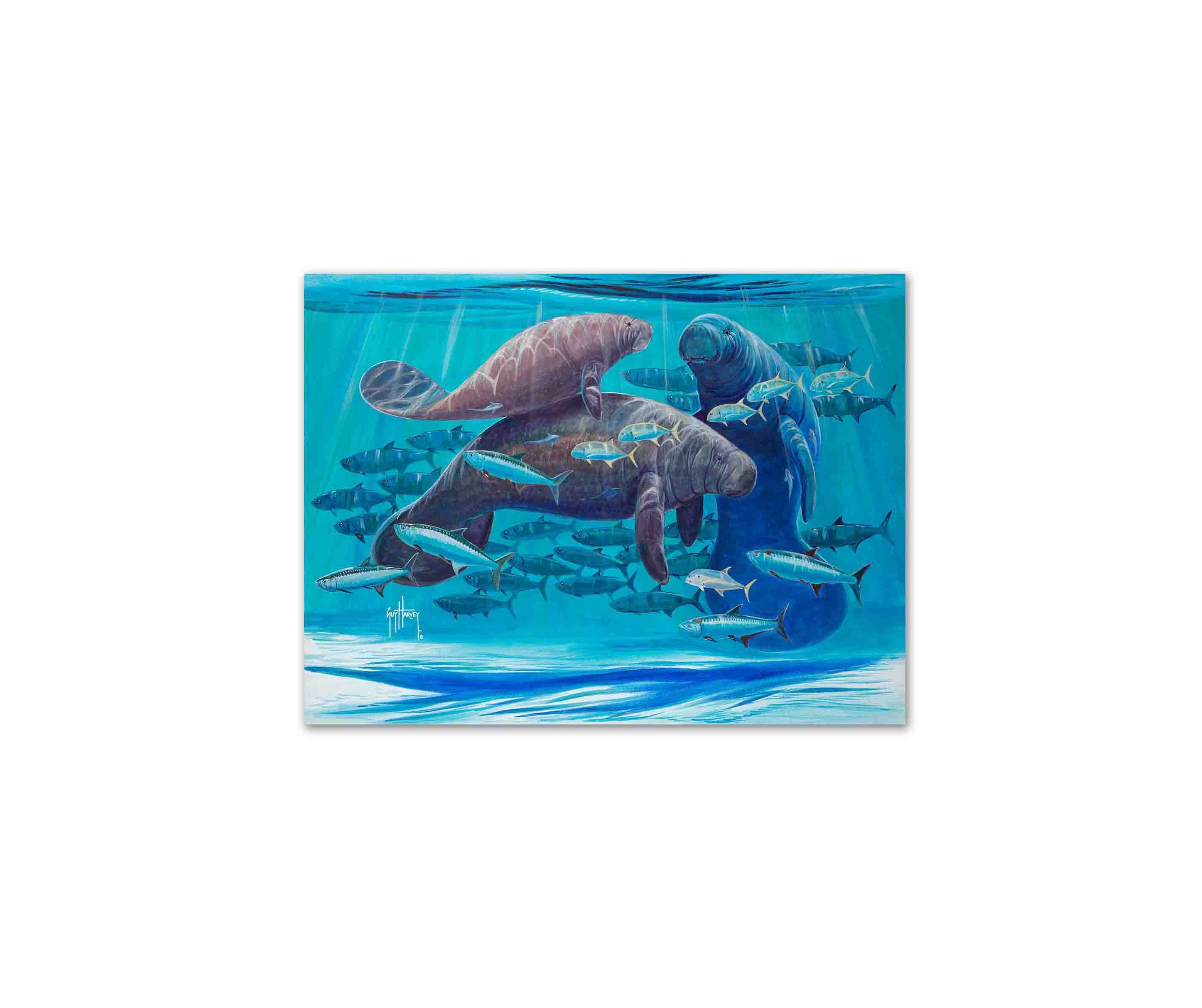 "Manatee Escape" Limited Edition Print - Image 2
